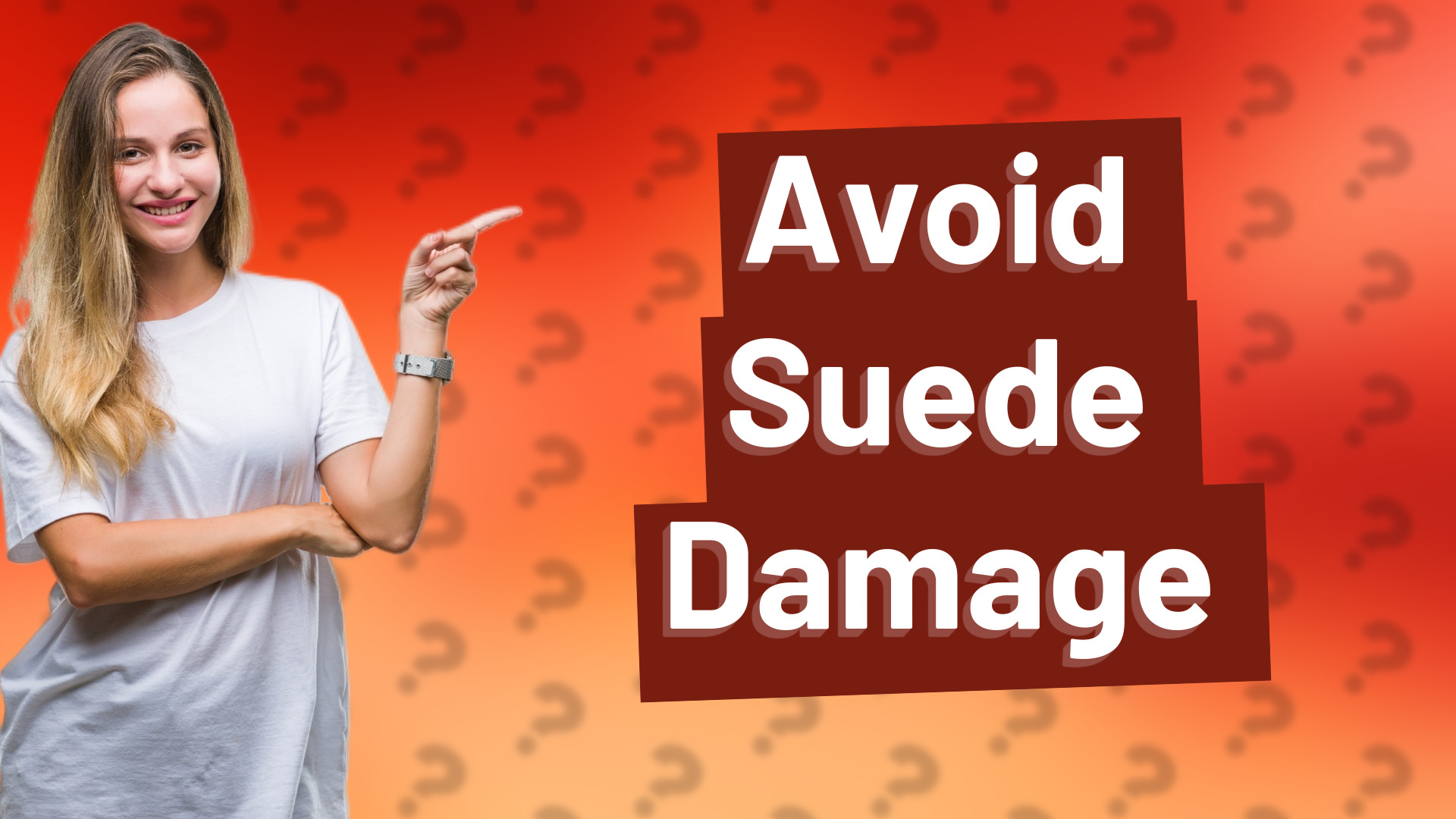 Avoid Suede Damage