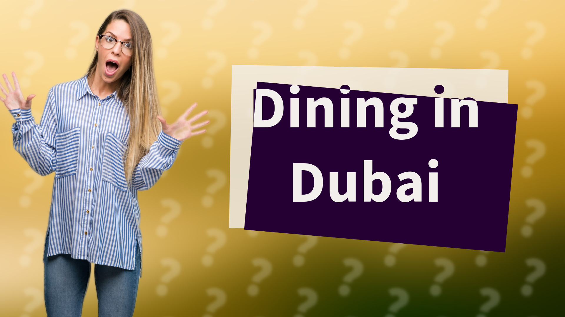 Dining in Dubai