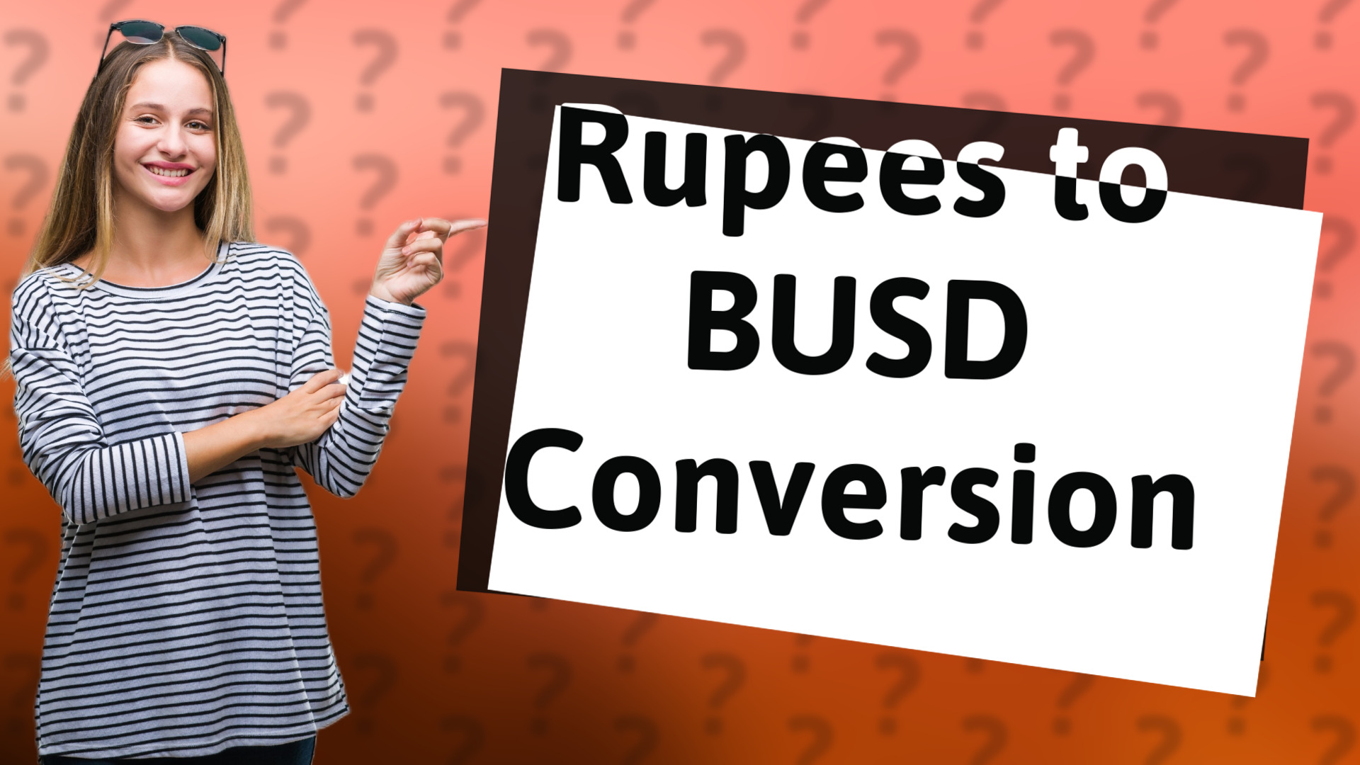 Rupees to BUSD Conversion