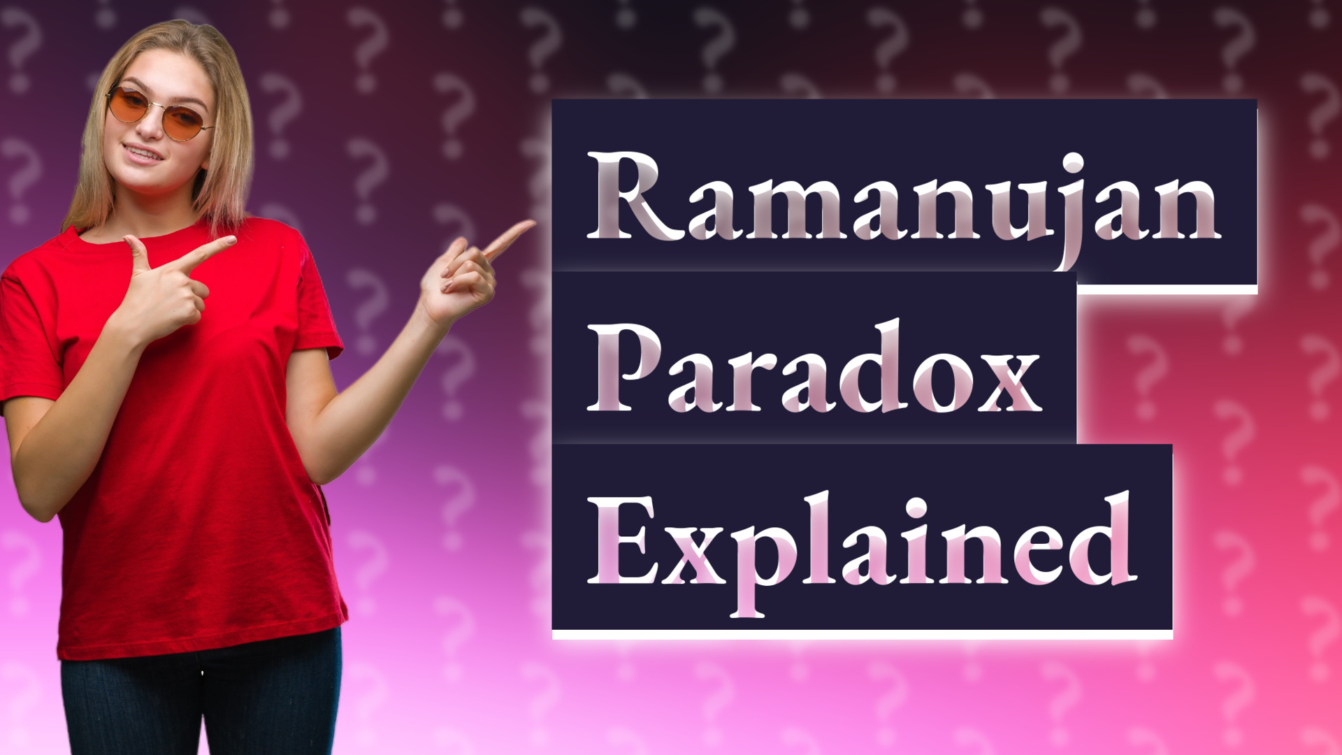 Ramanujan Paradox Explained