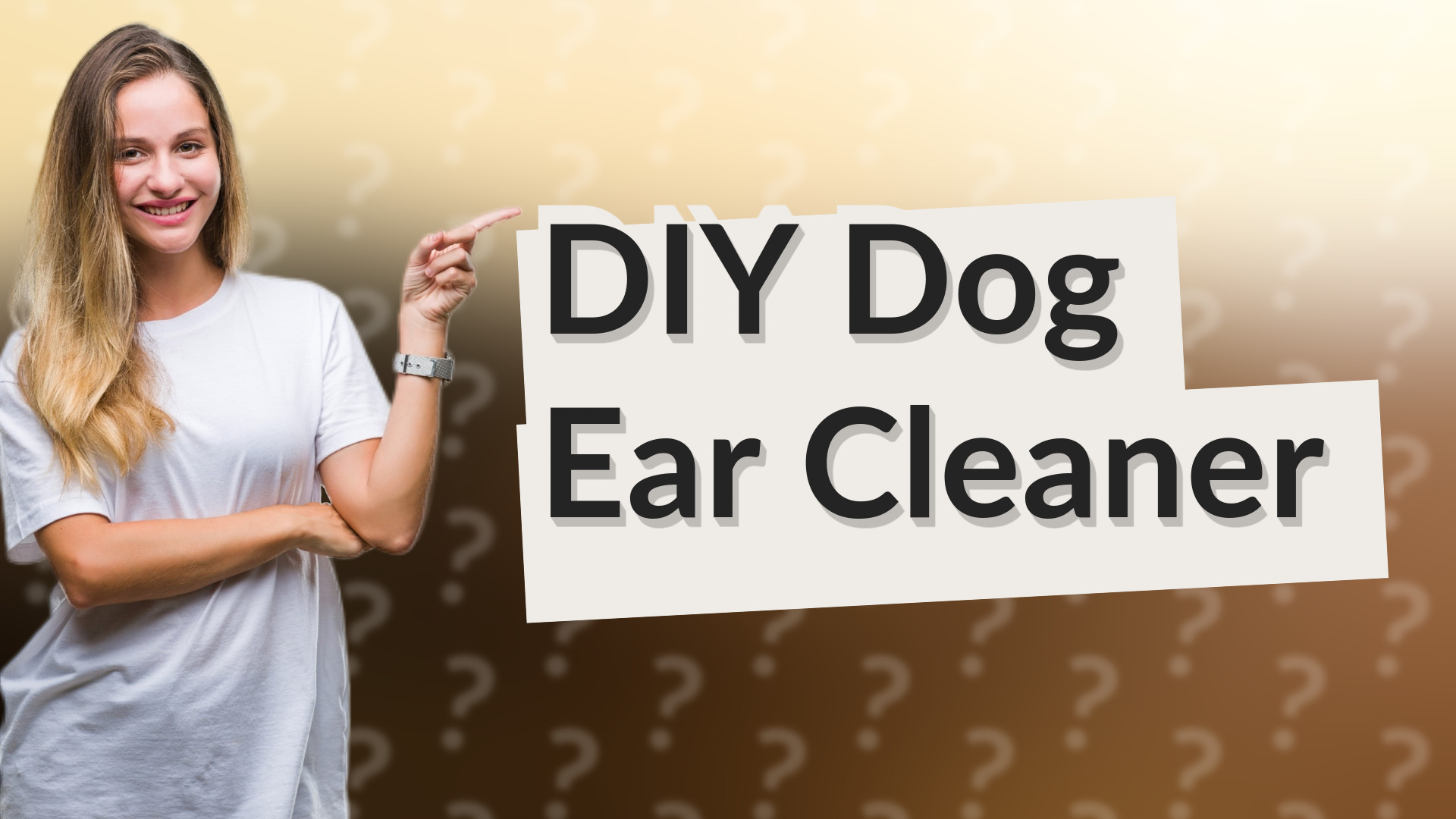DIY Dog Ear Cleaner