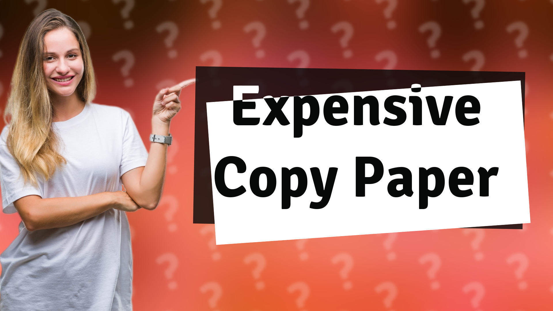 Expensive Copy Paper