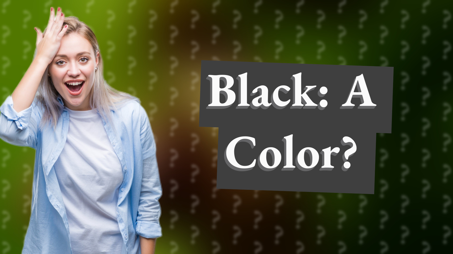 Black: A Color?