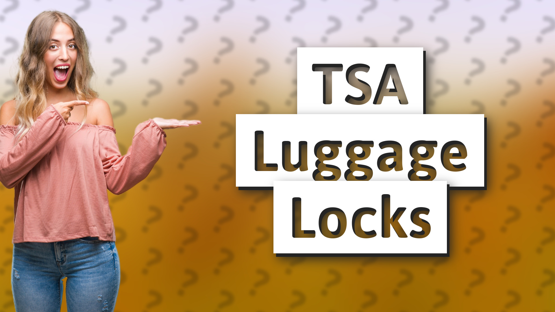 TSA Luggage Locks