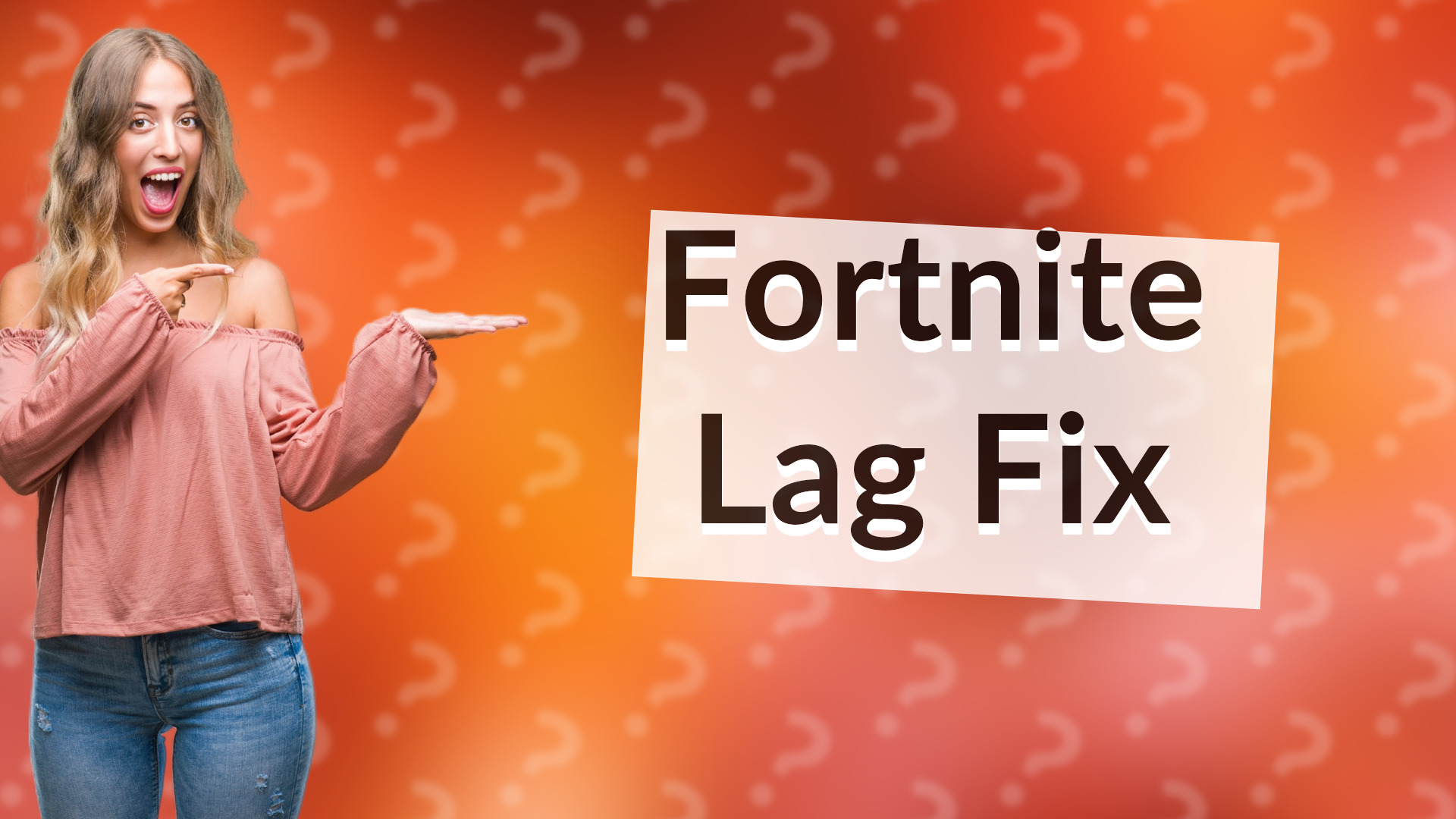 Fortnite Lag Fix