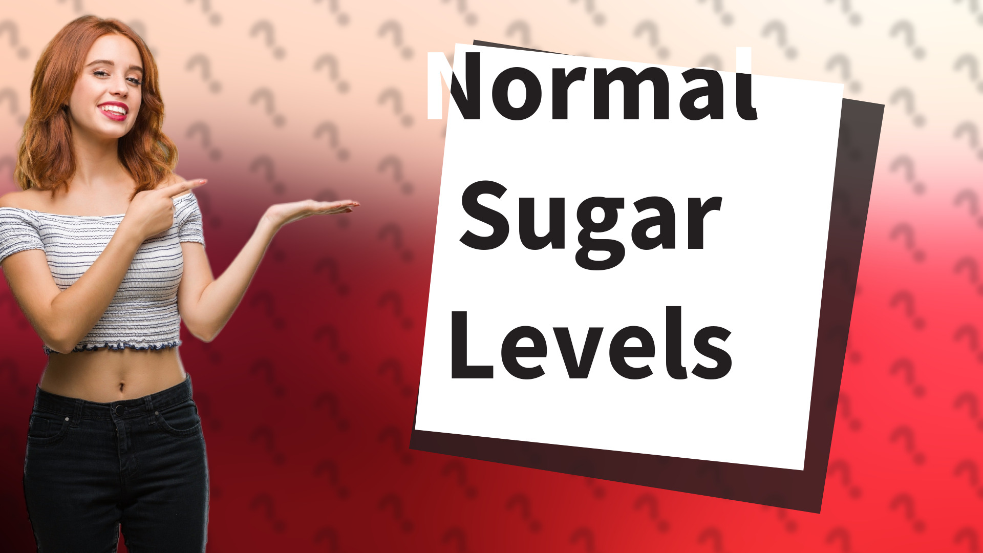Normal Sugar Levels