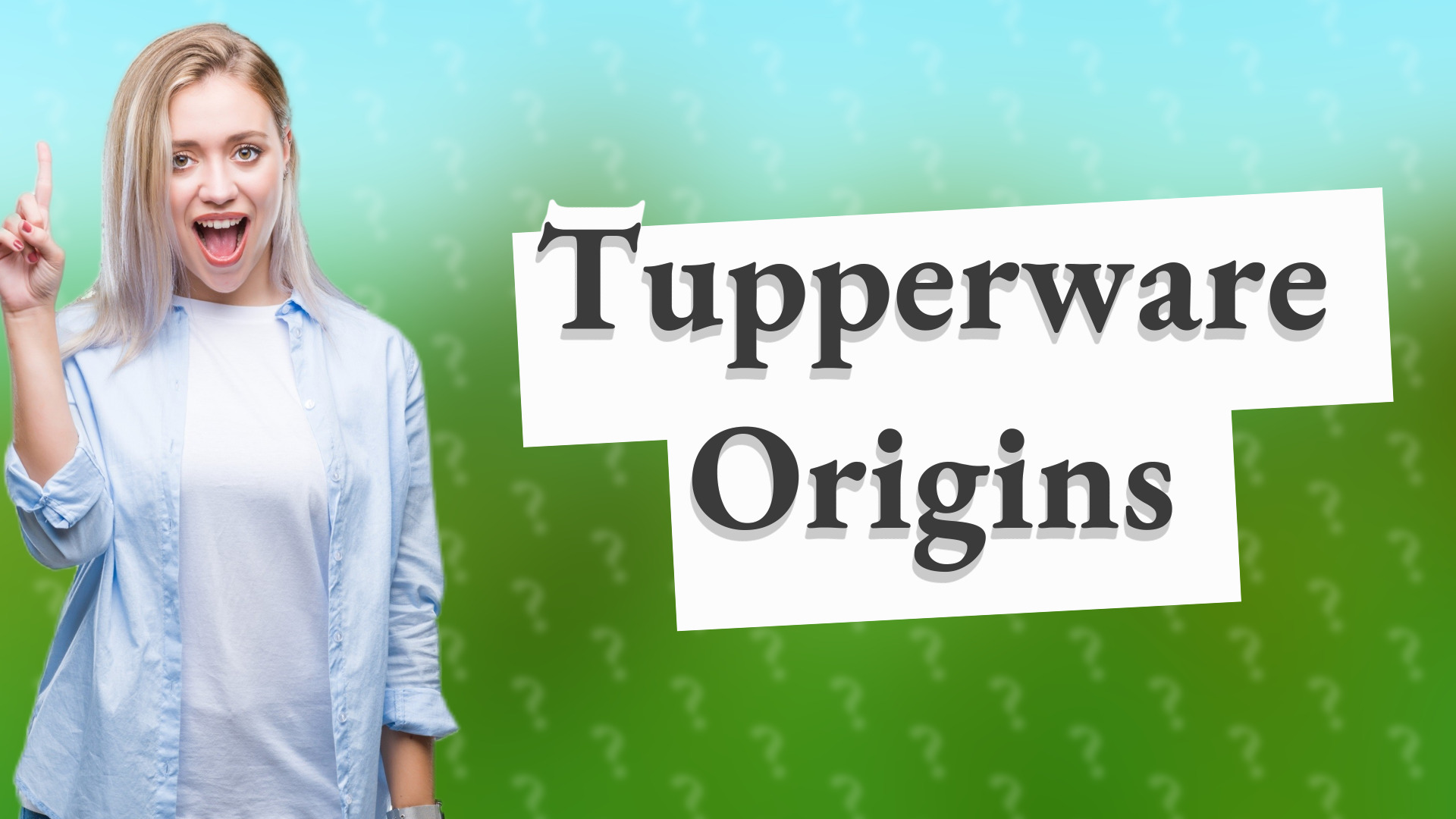 Tupperware Origins
