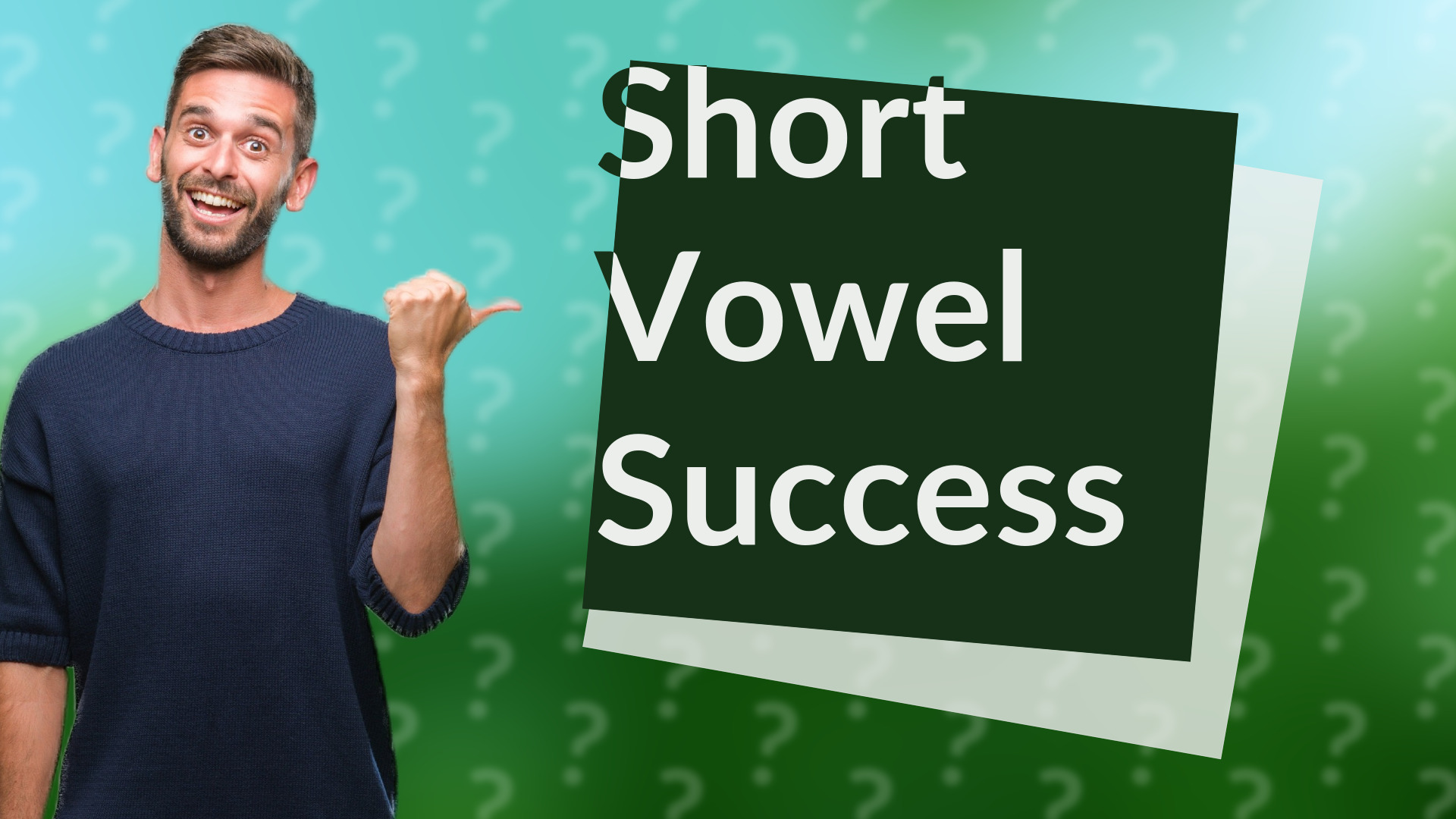Short Vowel Success