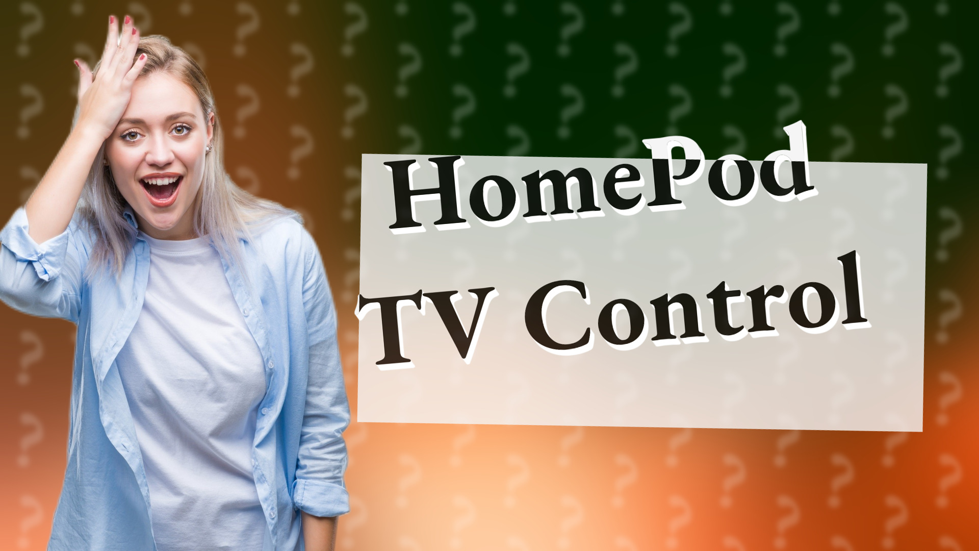 HomePod TV Control