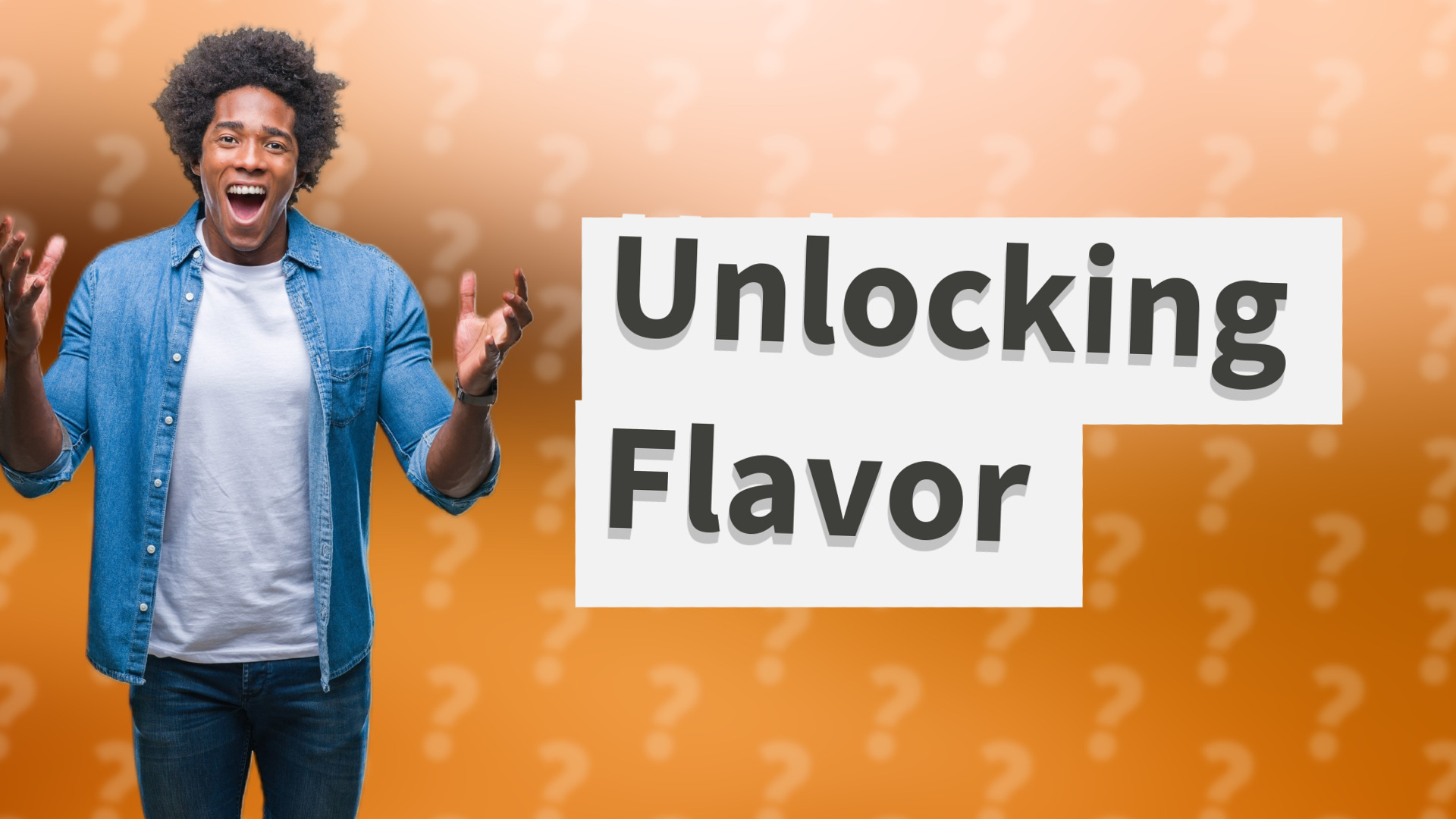 Unlocking Flavor