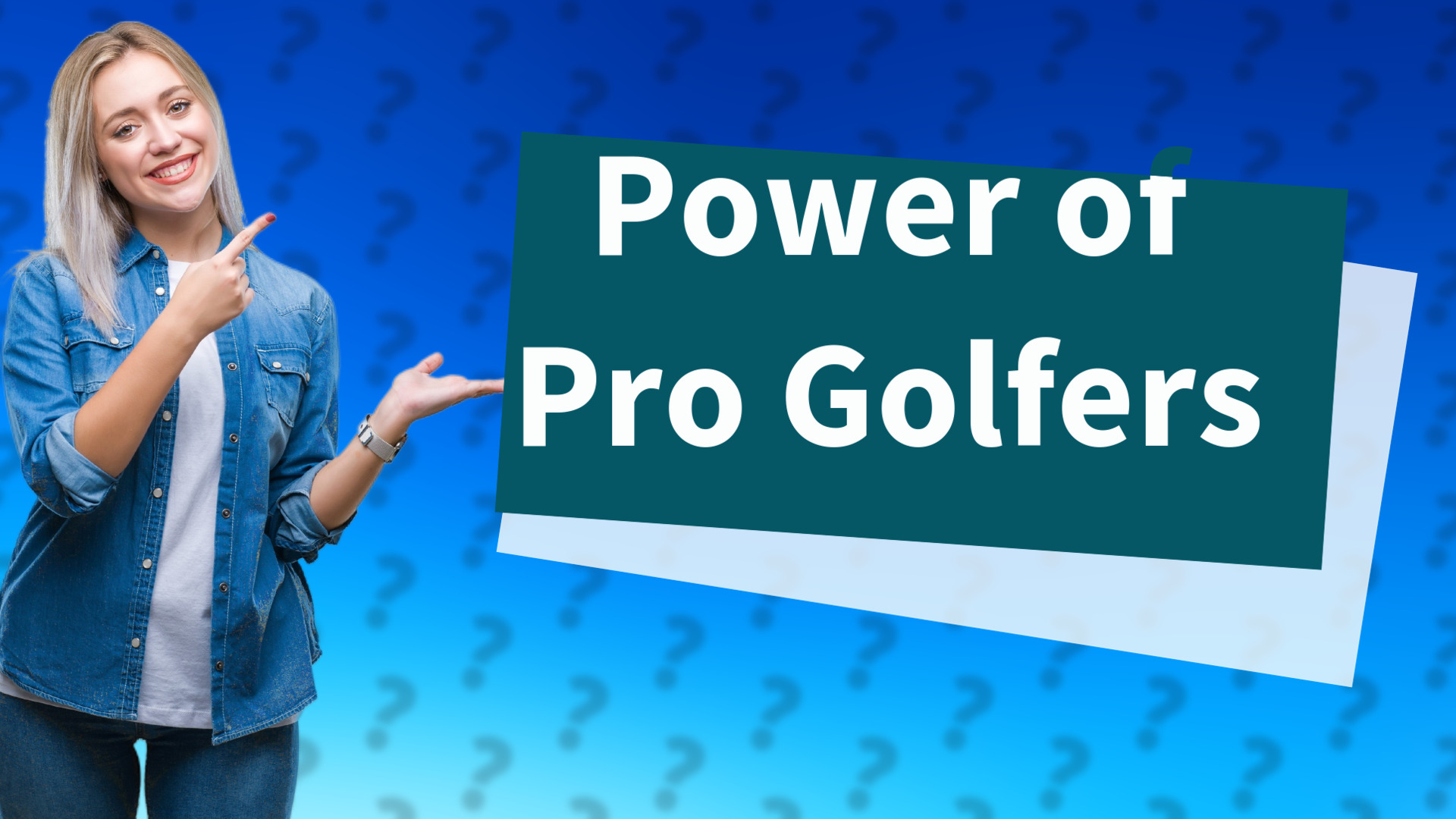 Power of Pro Golfers