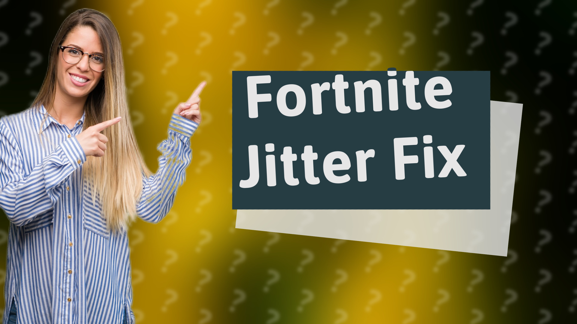 Fortnite Jitter Fix