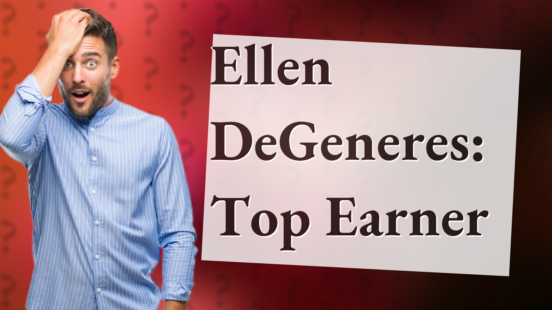 Ellen DeGeneres: Top Earner