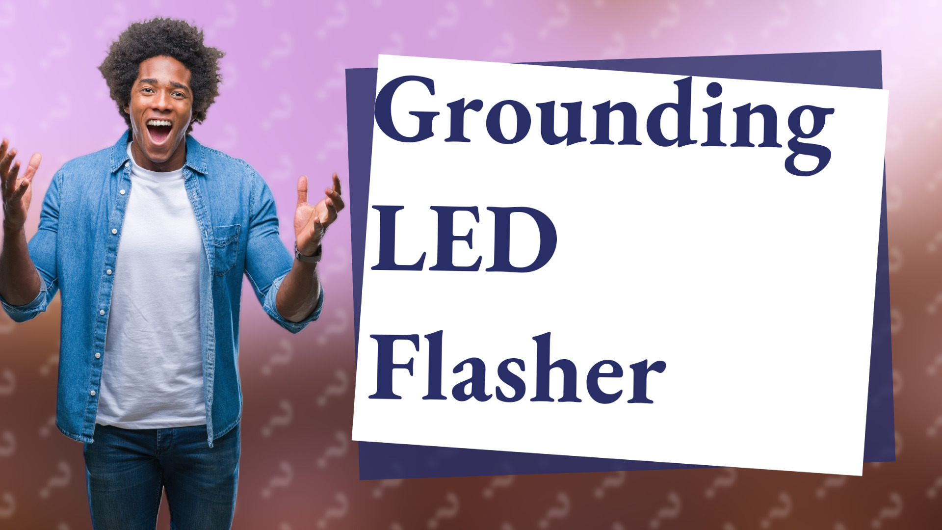 Grounding LED Flasher