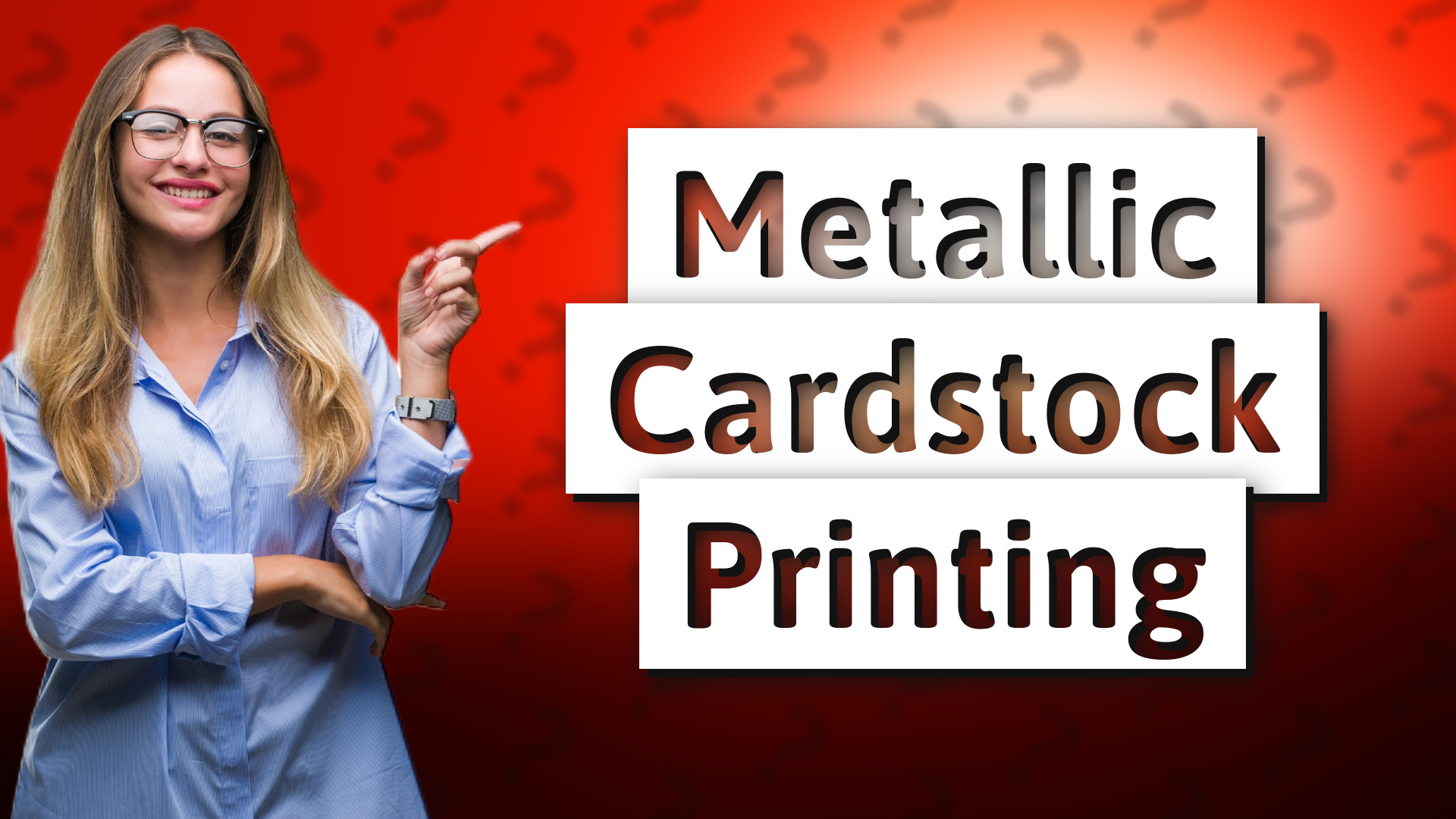 Metallic Cardstock Printing