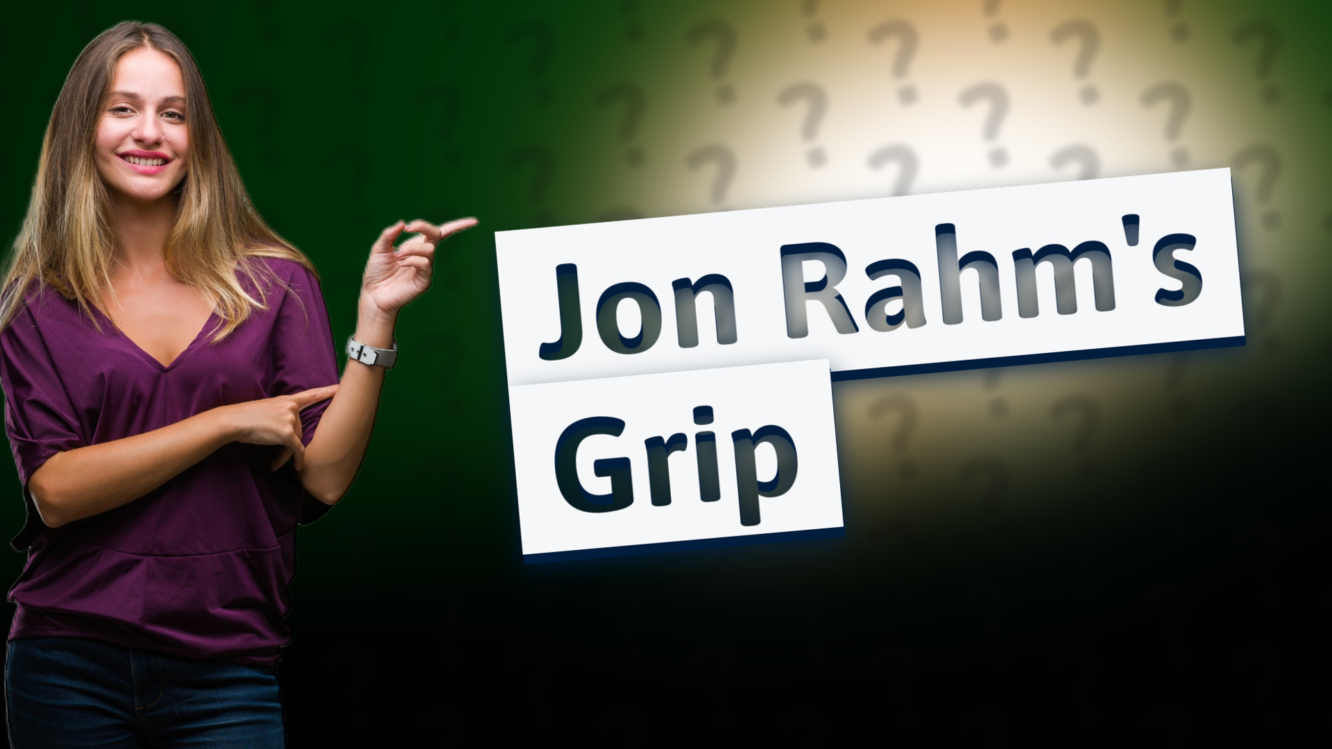 Jon Rahm's Grip
