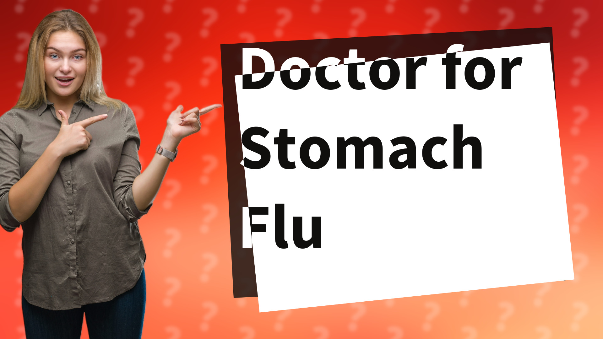 Doctor for Stomach Flu