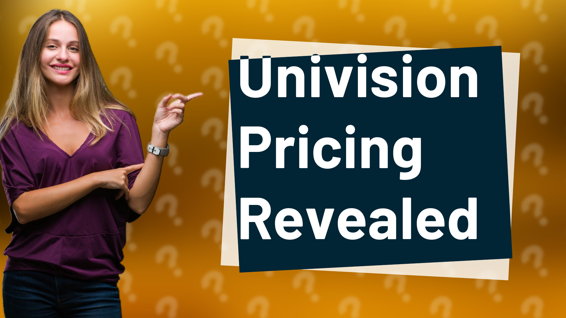 Univision Pricing Revealed