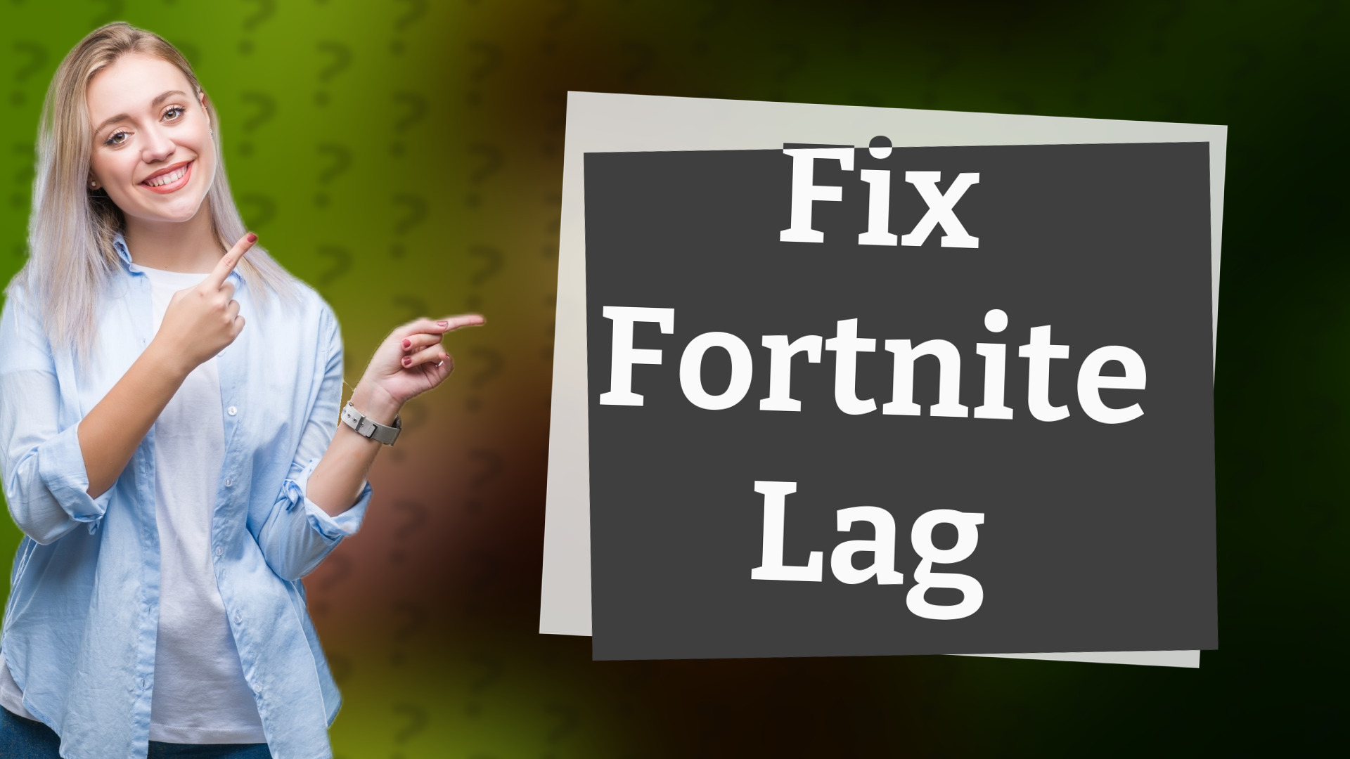 Fix Fortnite Lag