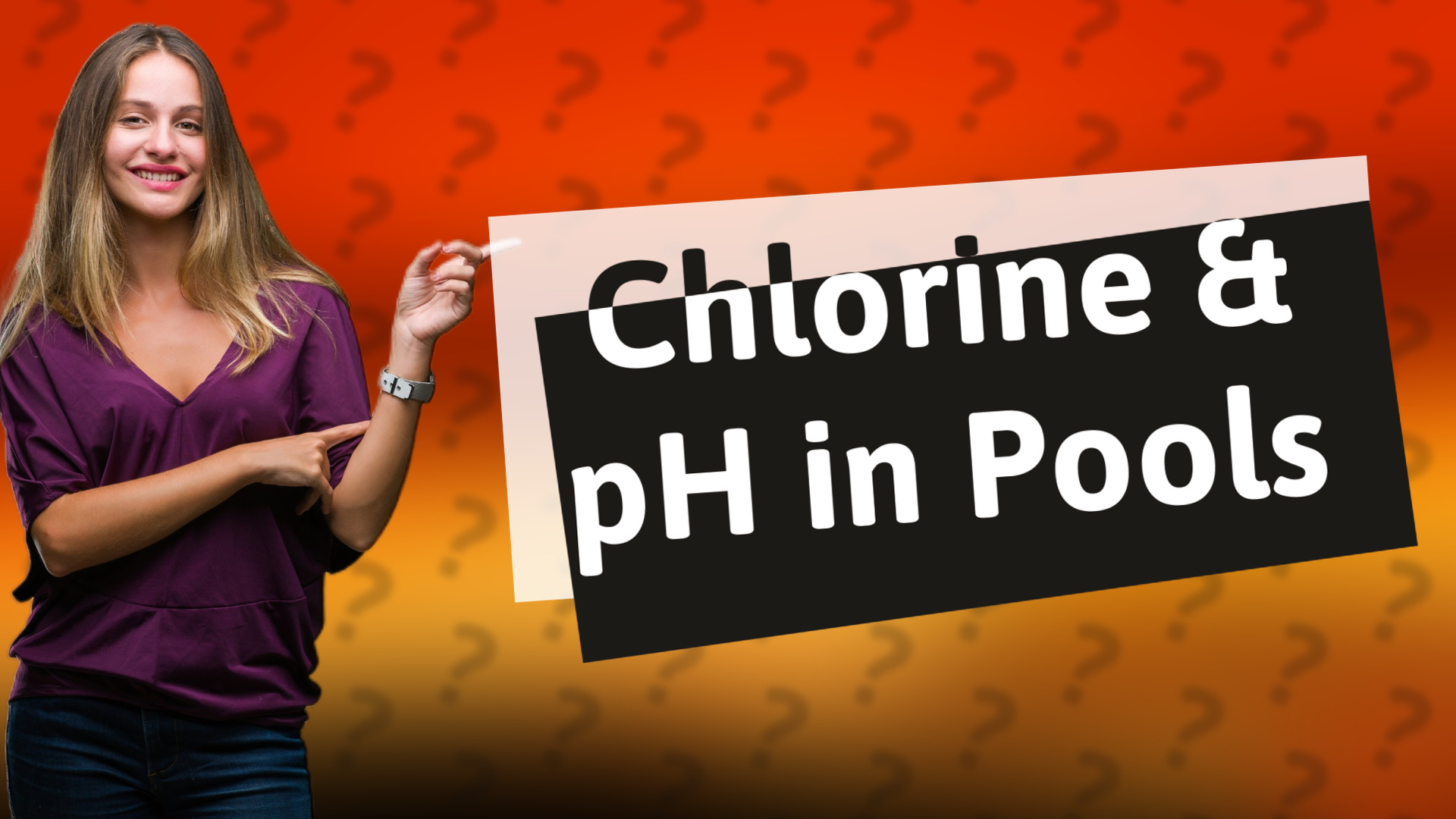 Chlorine & pH in Pools