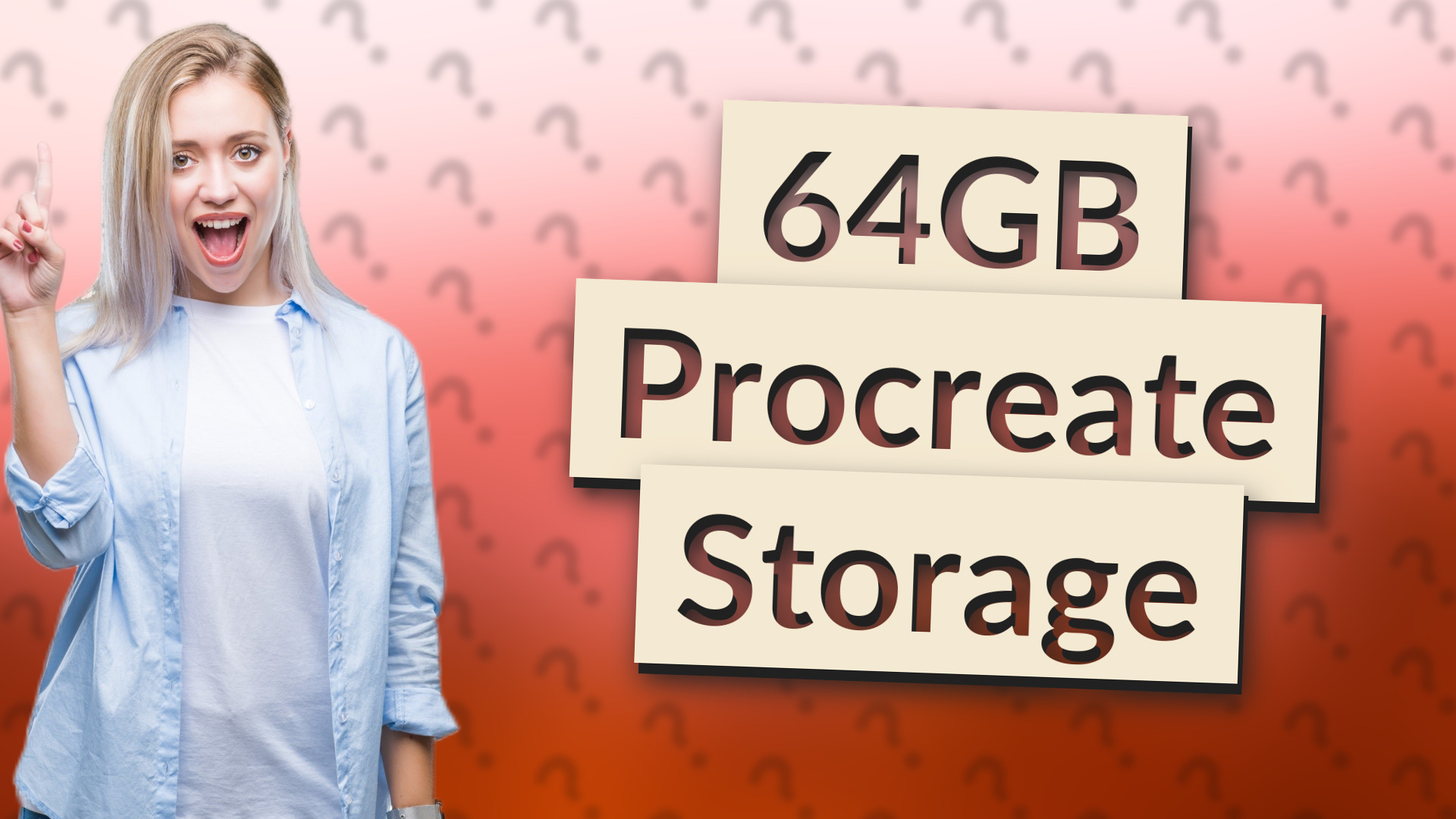 64GB Procreate Storage