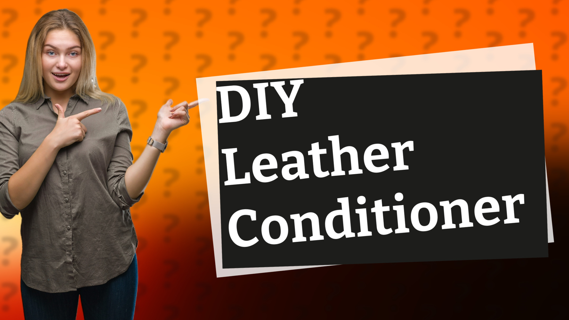 DIY Leather Conditioner