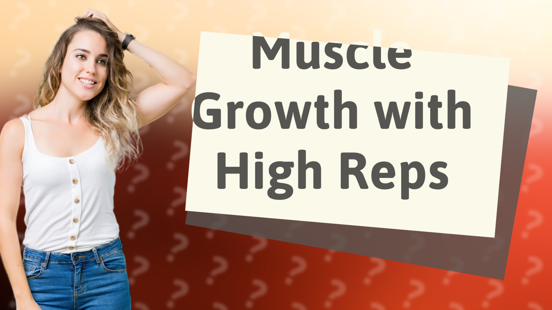 Muscle Growth with High Reps