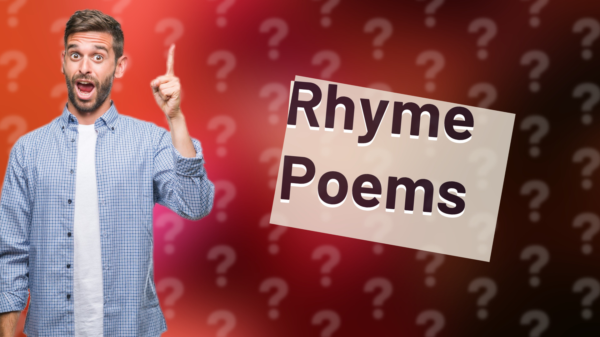 Rhyme Poems
