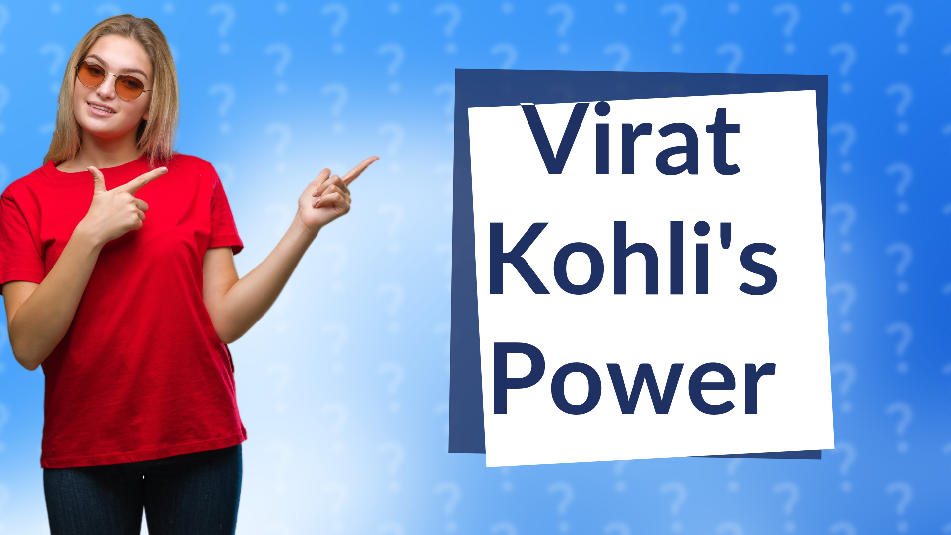Virat Kohli's Power