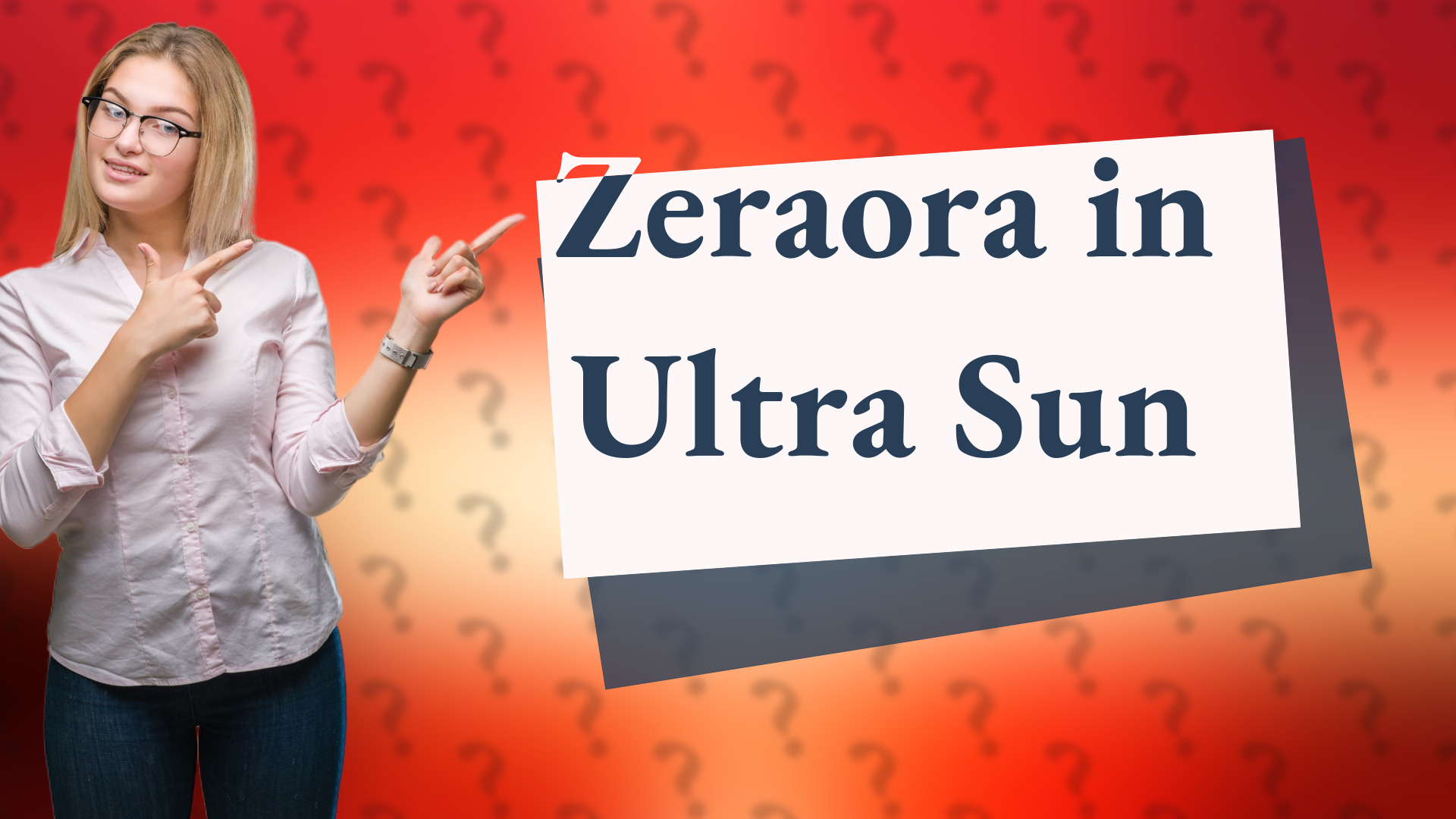 Zeraora in Ultra Sun