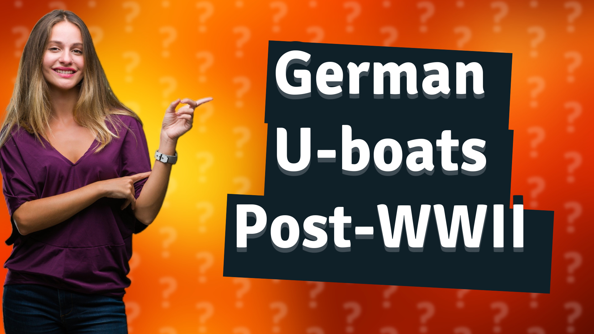 German U-boats Post-WWII