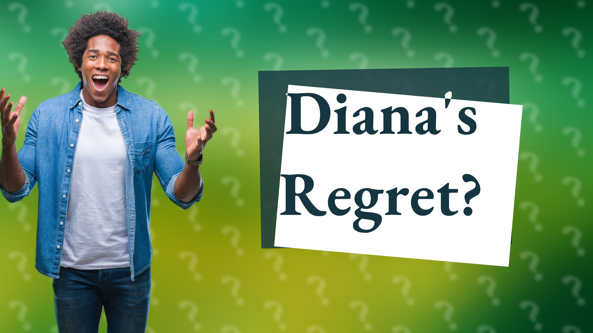 Diana's Regret?