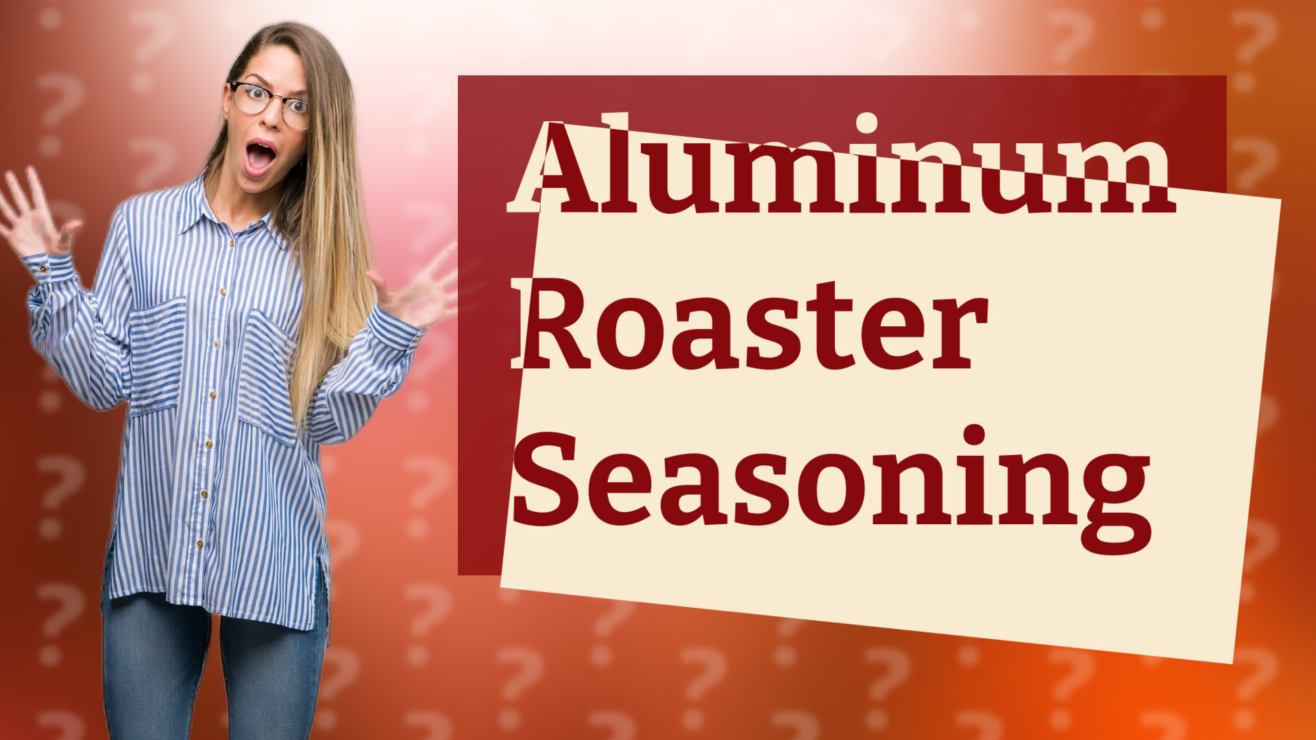 Aluminum Roaster Seasoning
