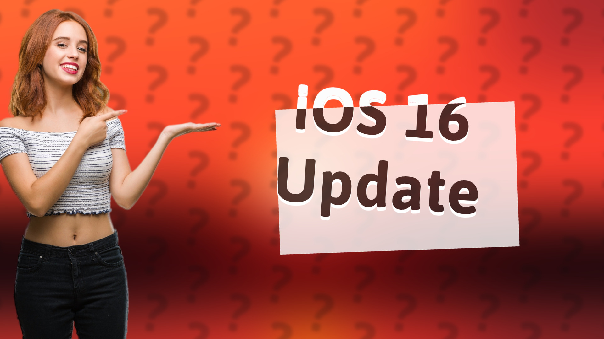 iOS 16 Update