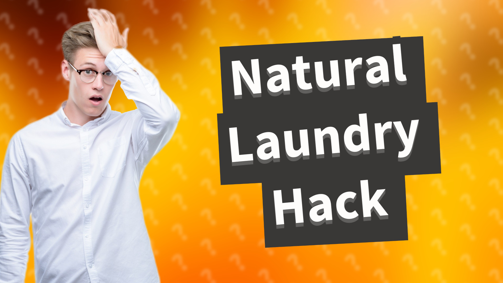 Natural Laundry Hack