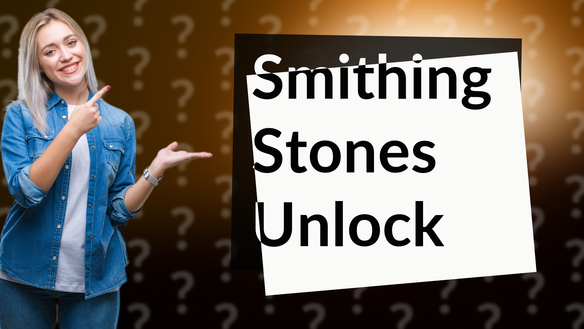 Smithing Stones Unlock