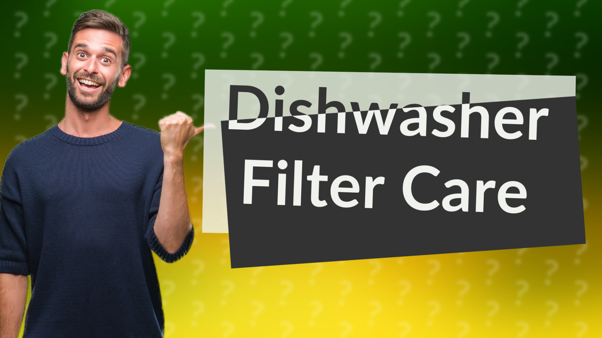 Dishwasher Filter Care