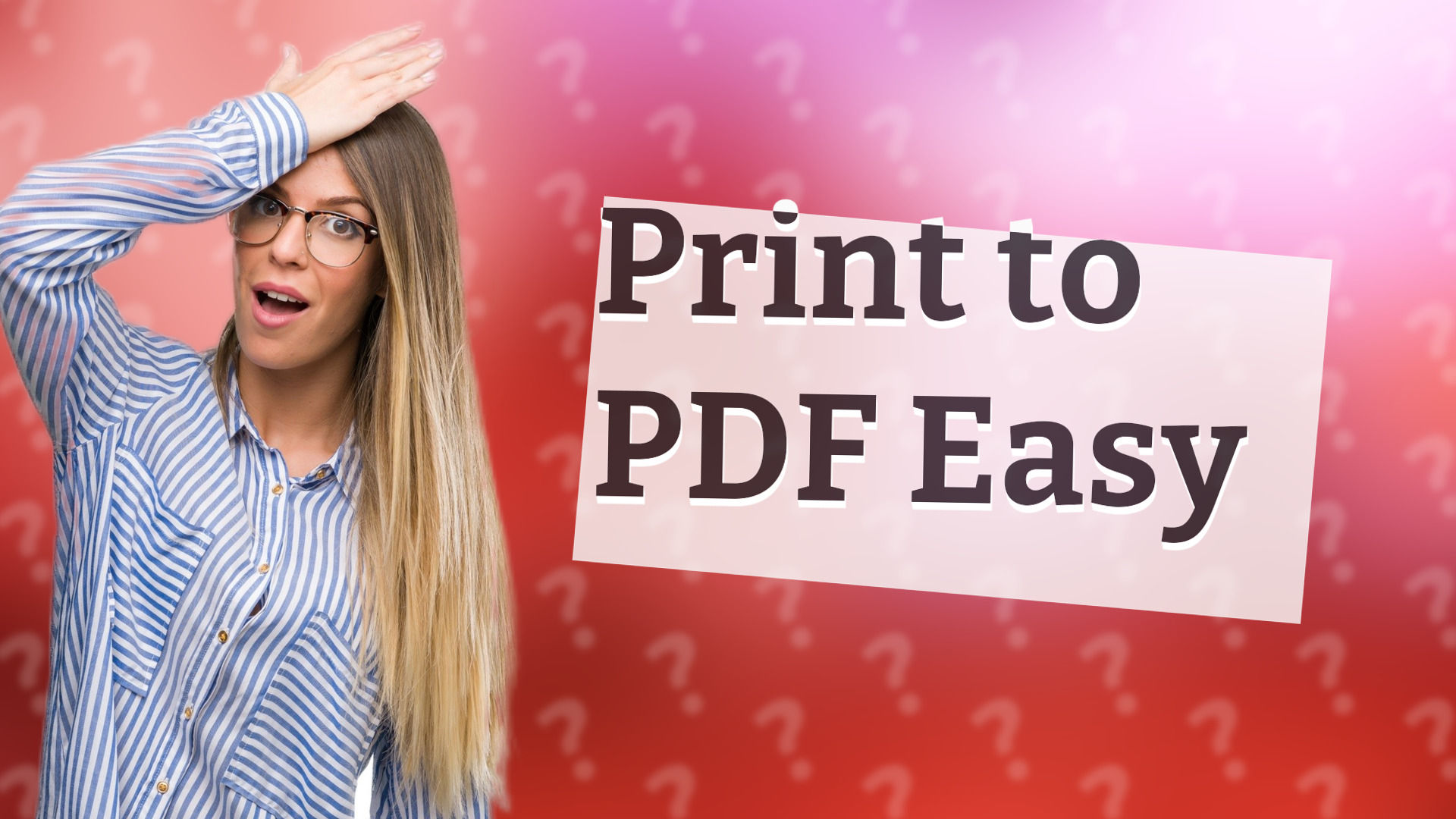Print to PDF Easy