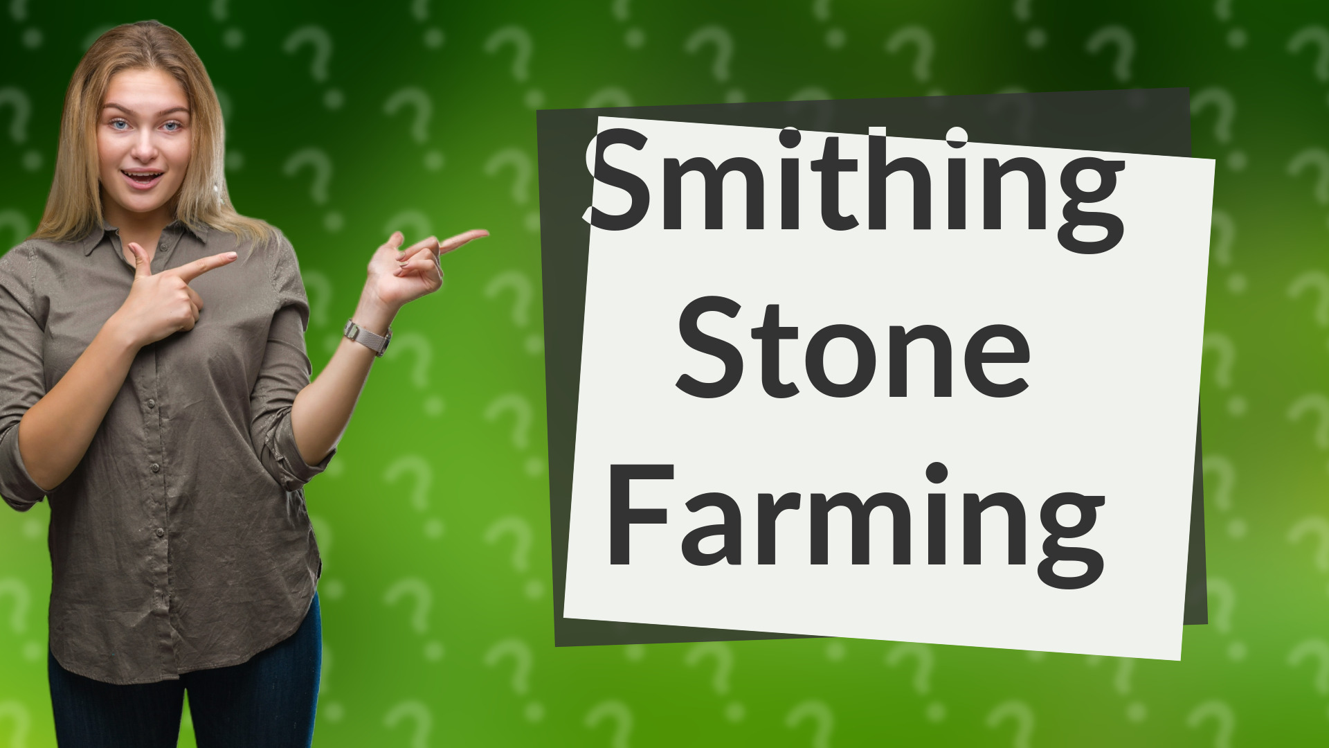 Smithing Stone Farming