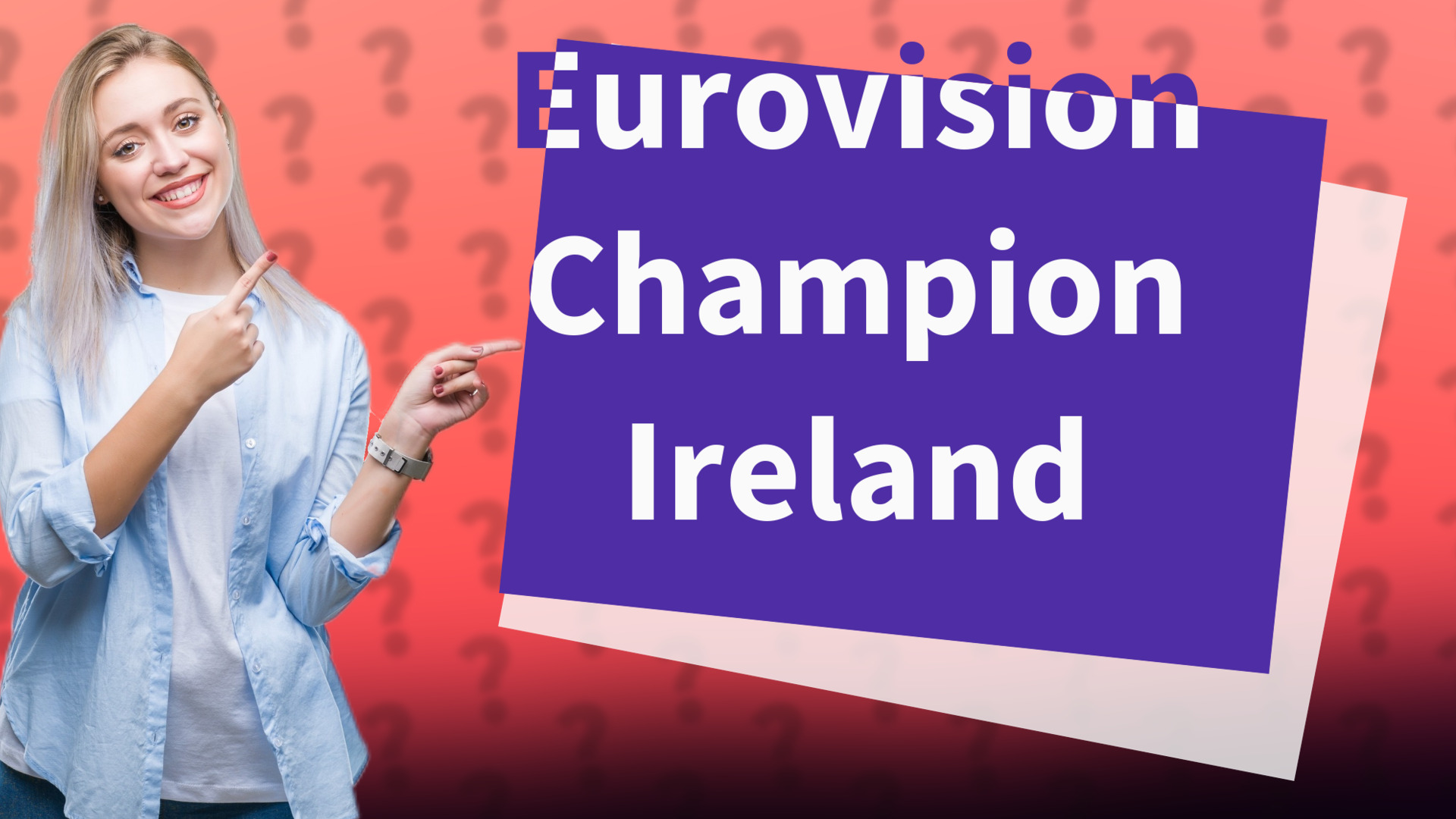 Eurovision Champion Ireland