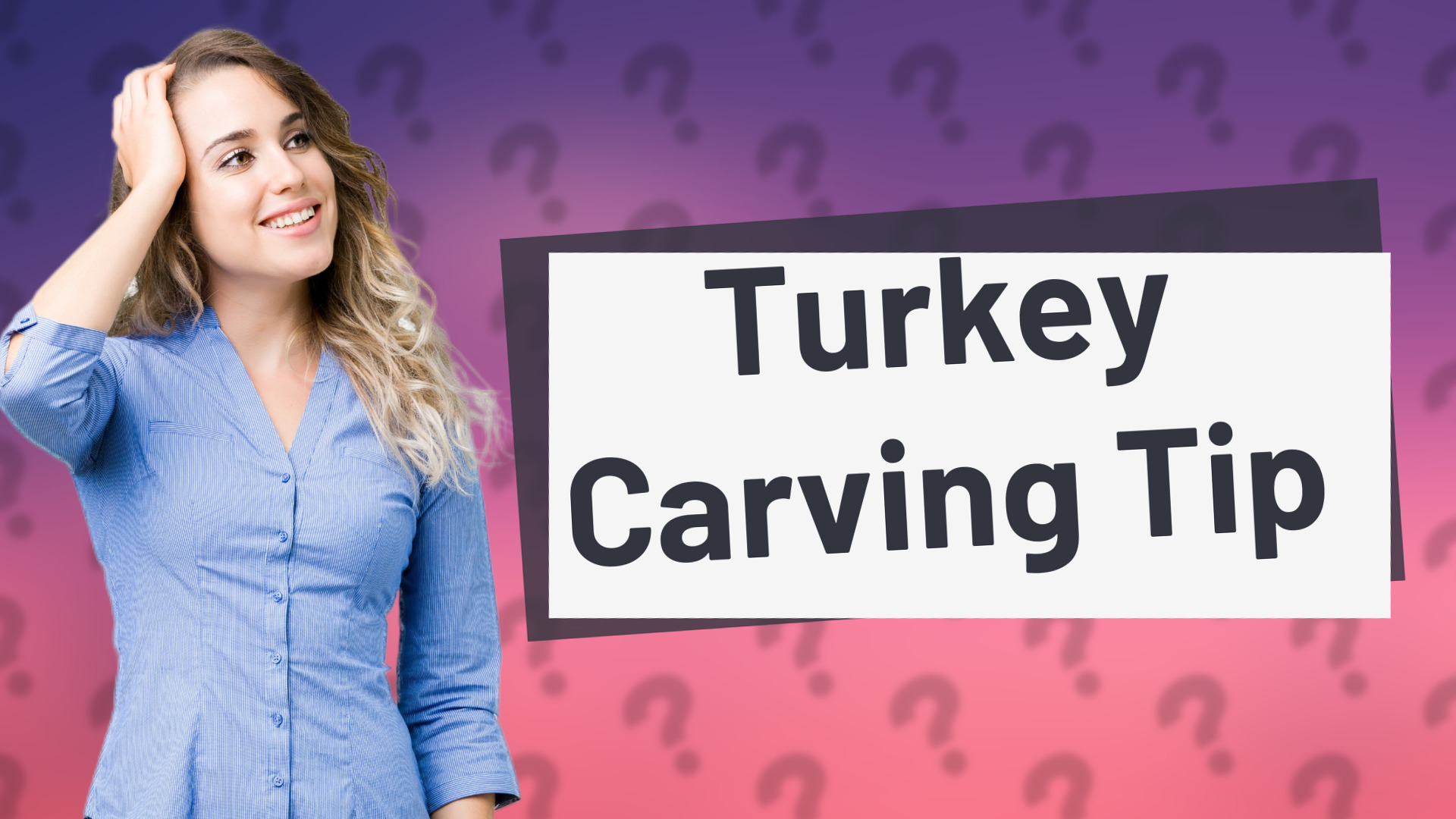 Turkey Carving Tip