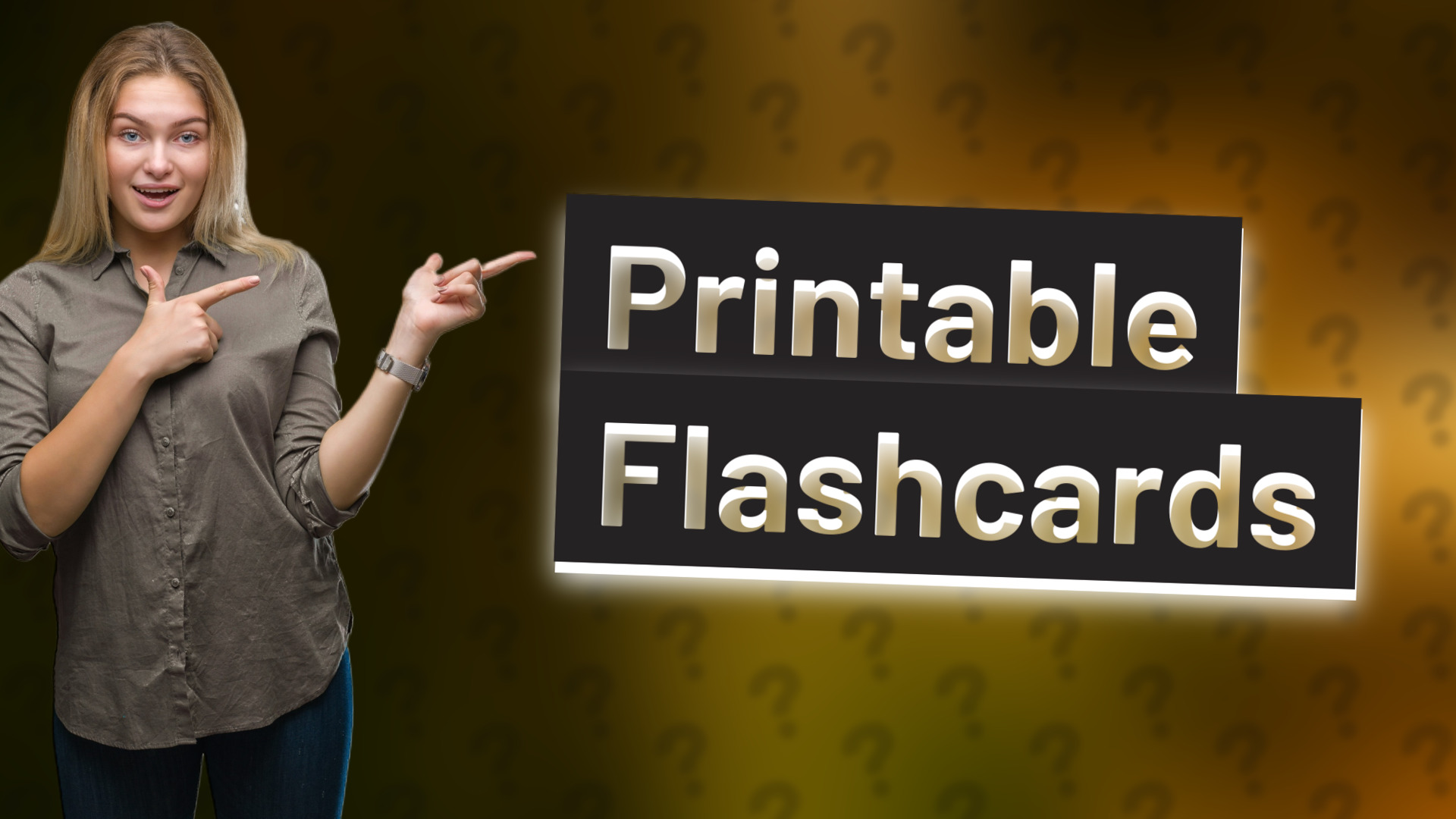 Printable Flashcards
