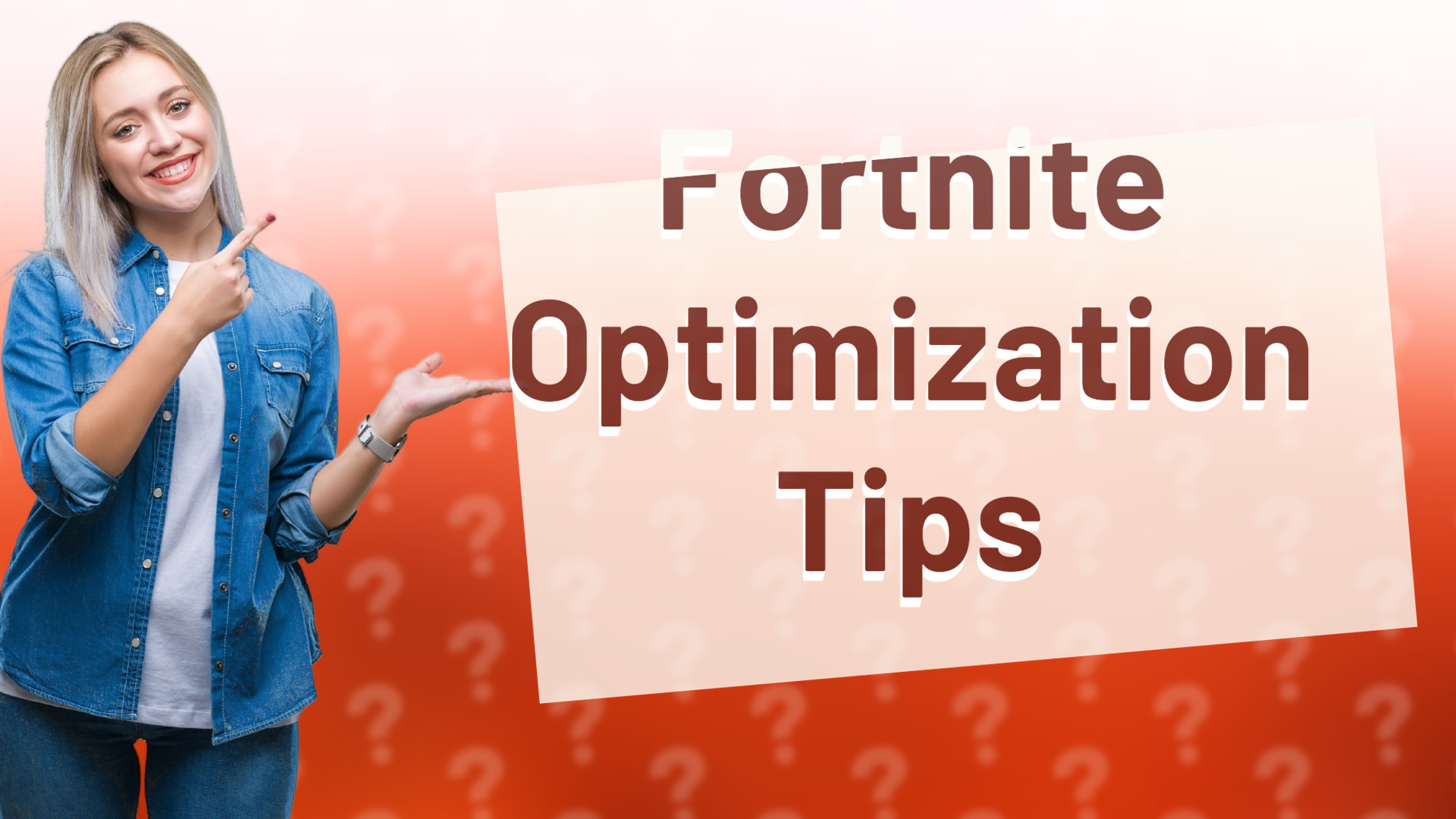 Fortnite Optimization Tips