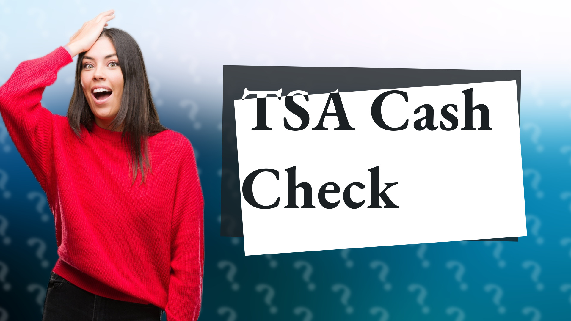 TSA Cash Check