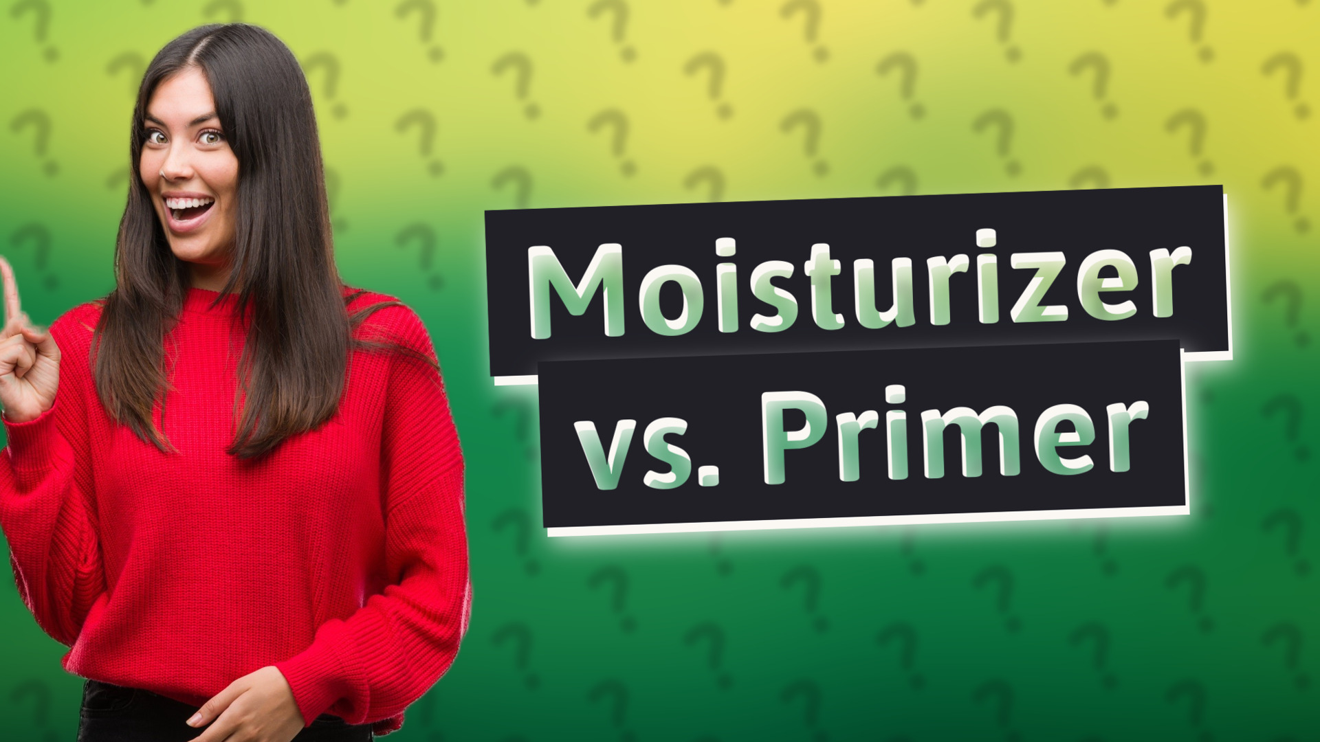 Moisturizer vs. Primer