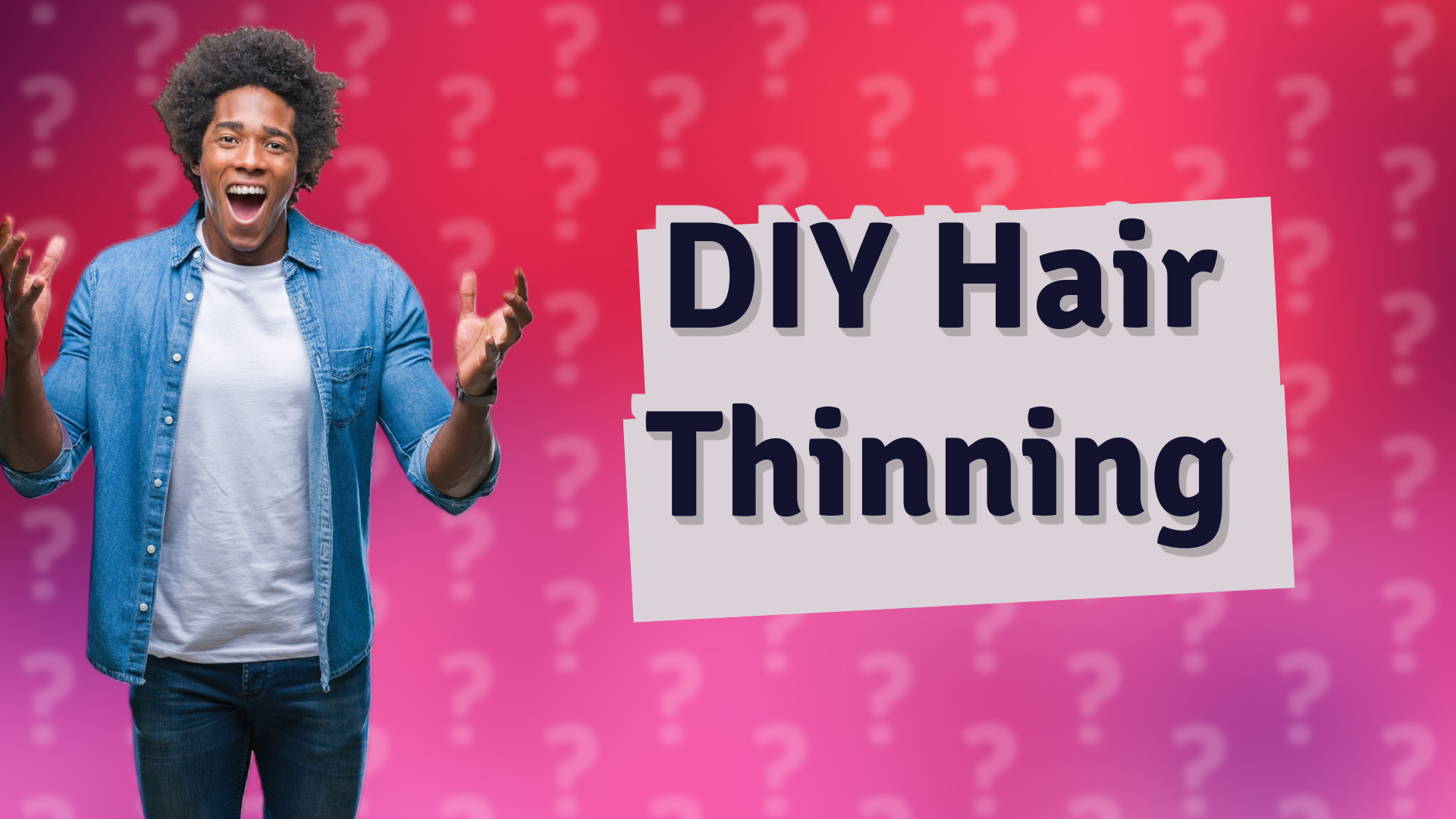 DIY Hair Thinning