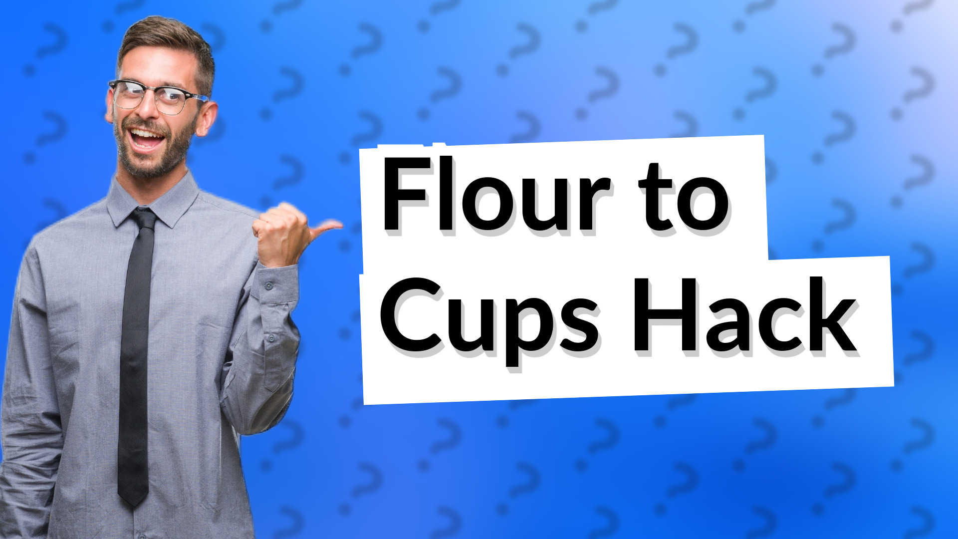 Flour to Cups Hack