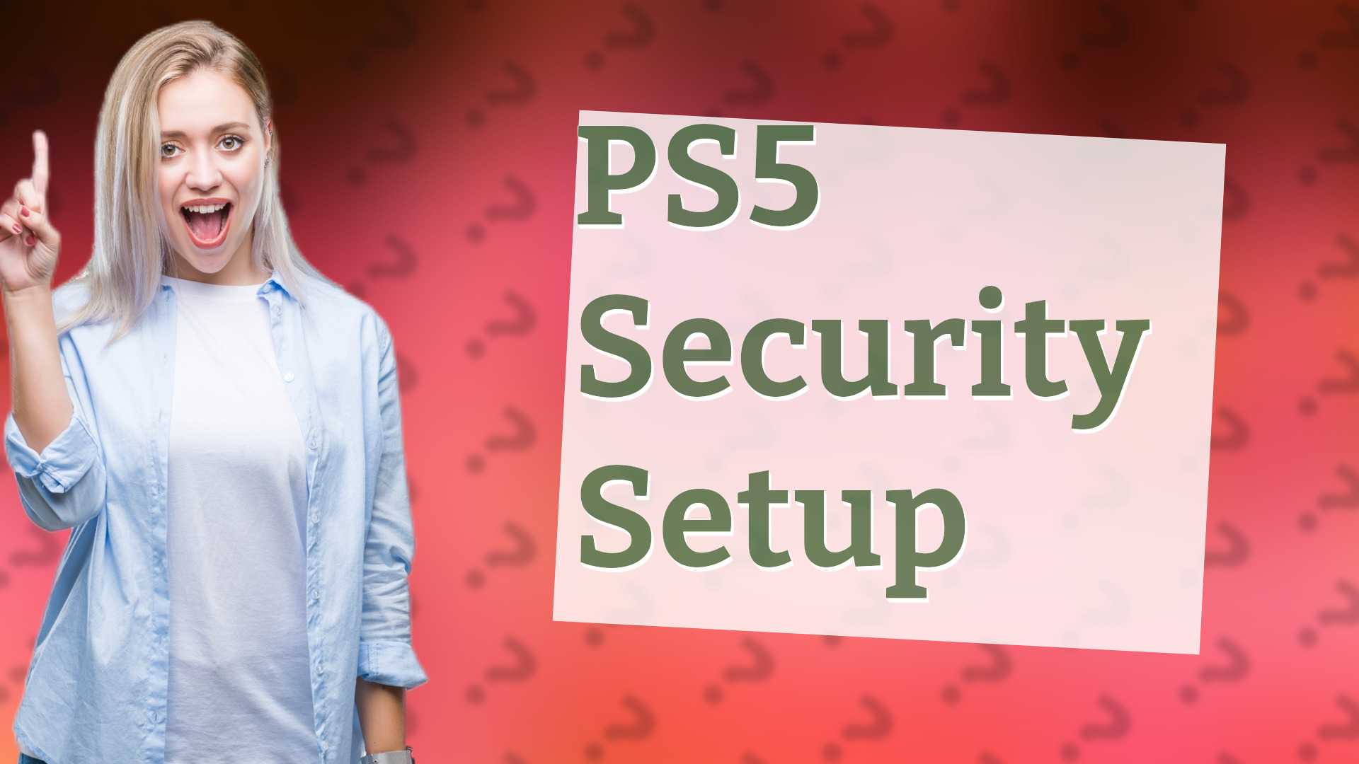 PS5 Security Setup