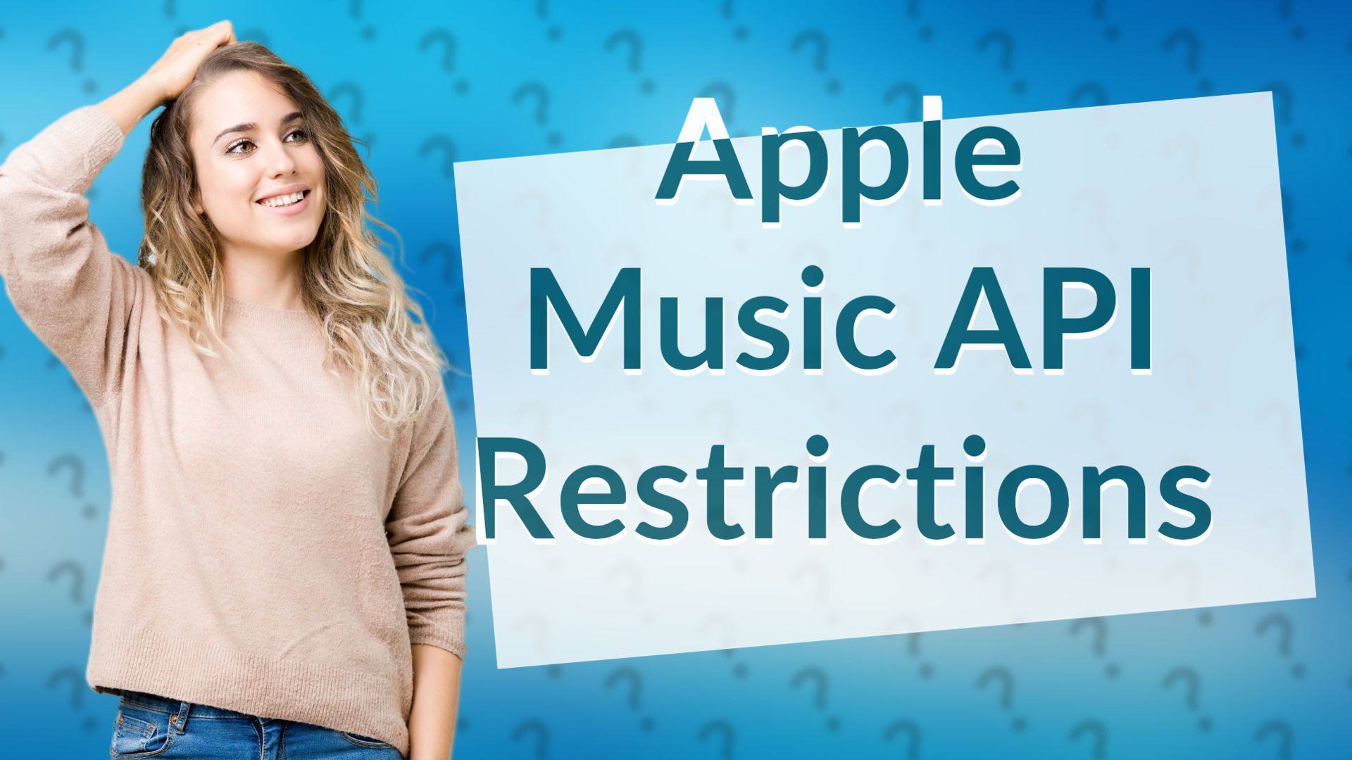 Apple Music API Restrictions