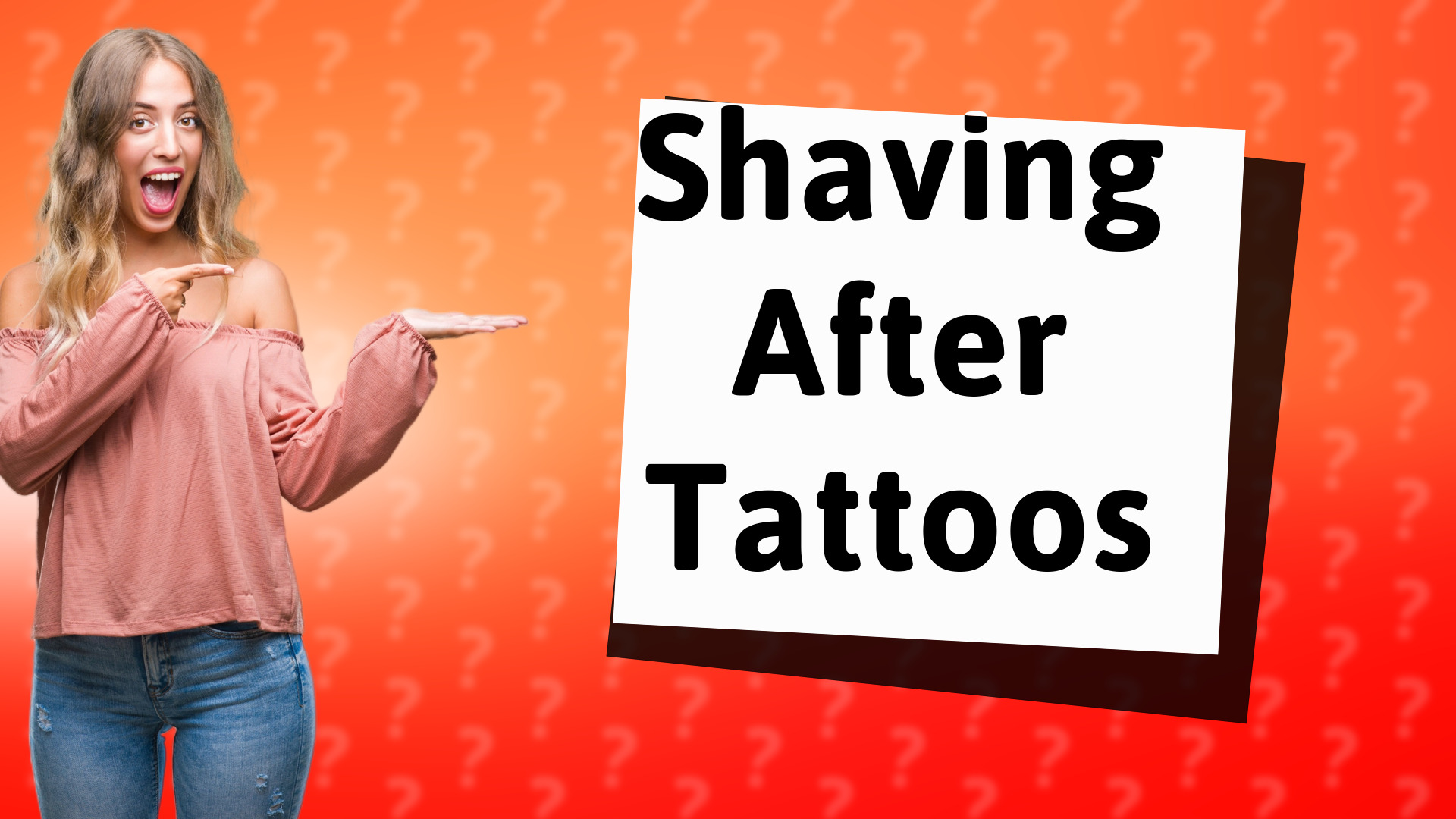 Shaving After Tattoos